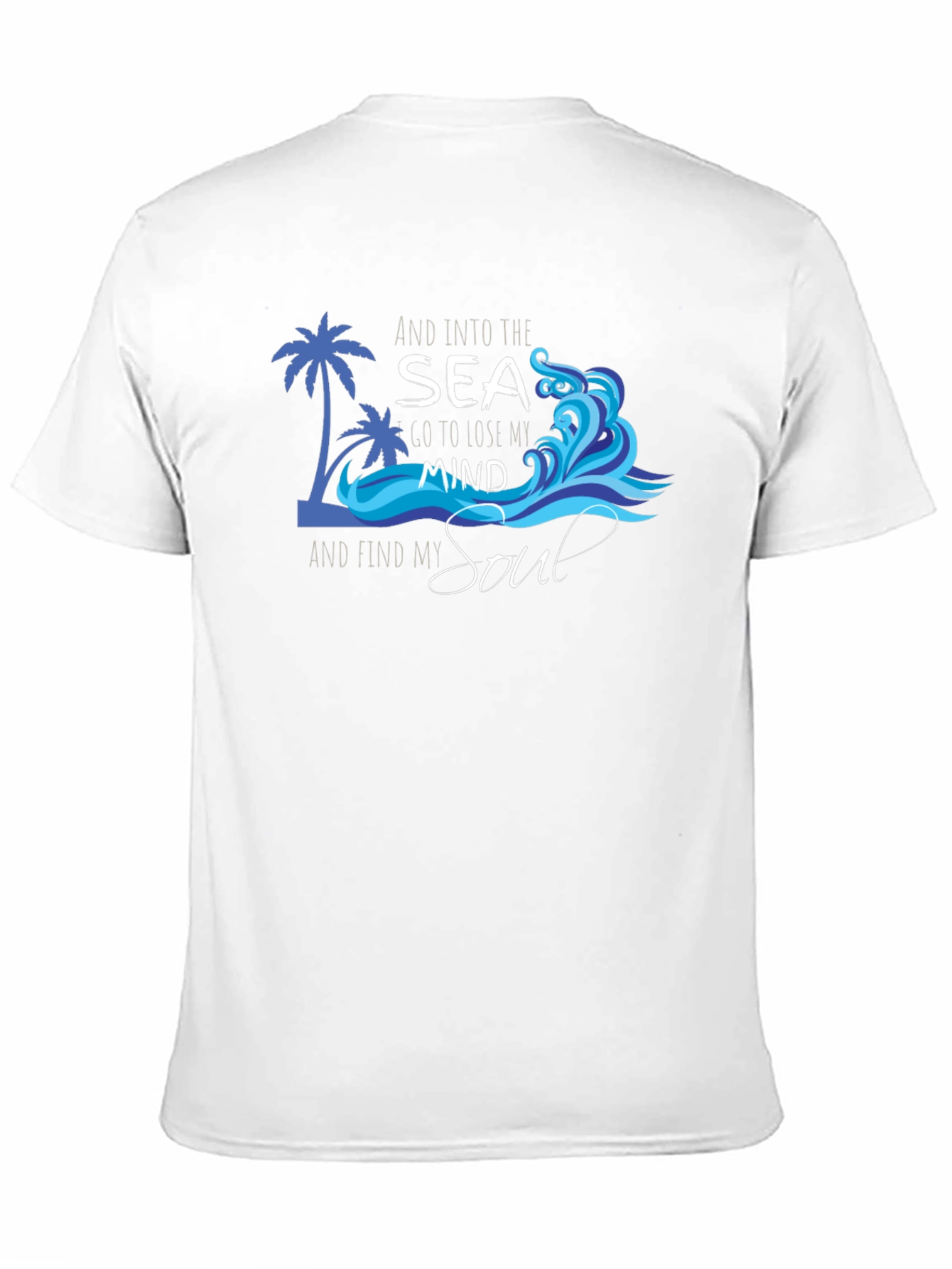 Sea Mind & Soul Black T-Shirt