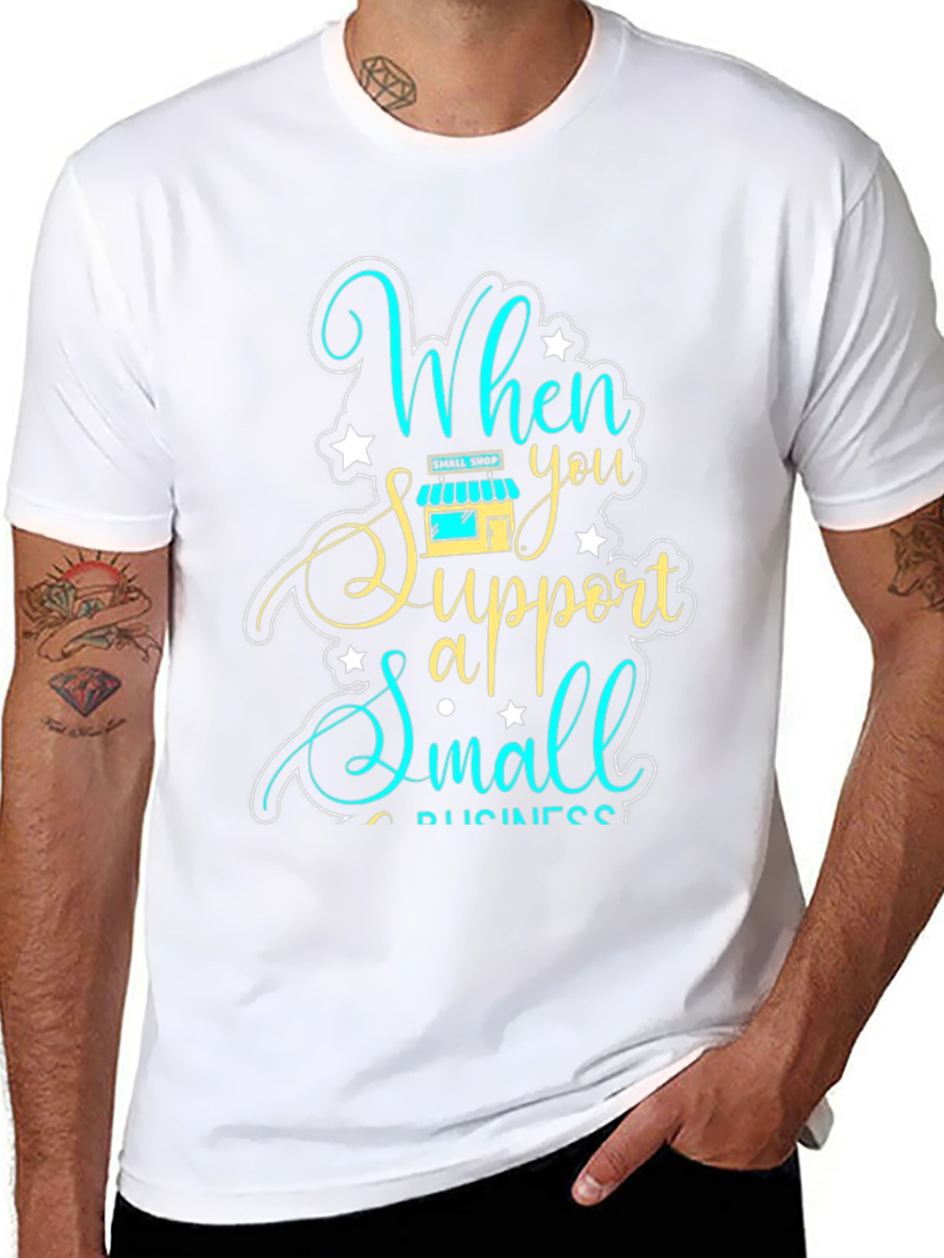Support Small Business Graphic Tee - Unisex Fit