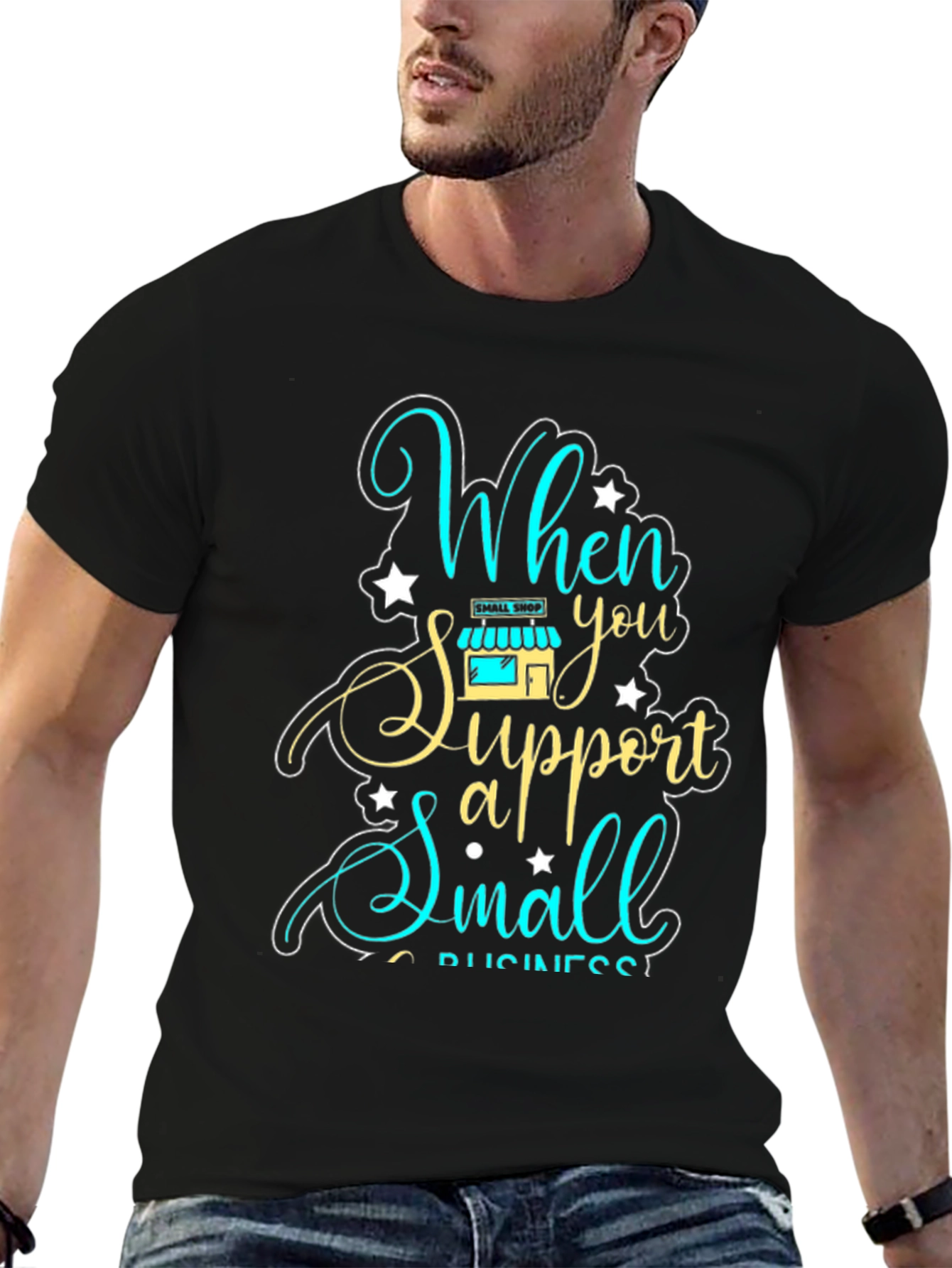 Support Small Business Graphic Tee - Unisex Fit