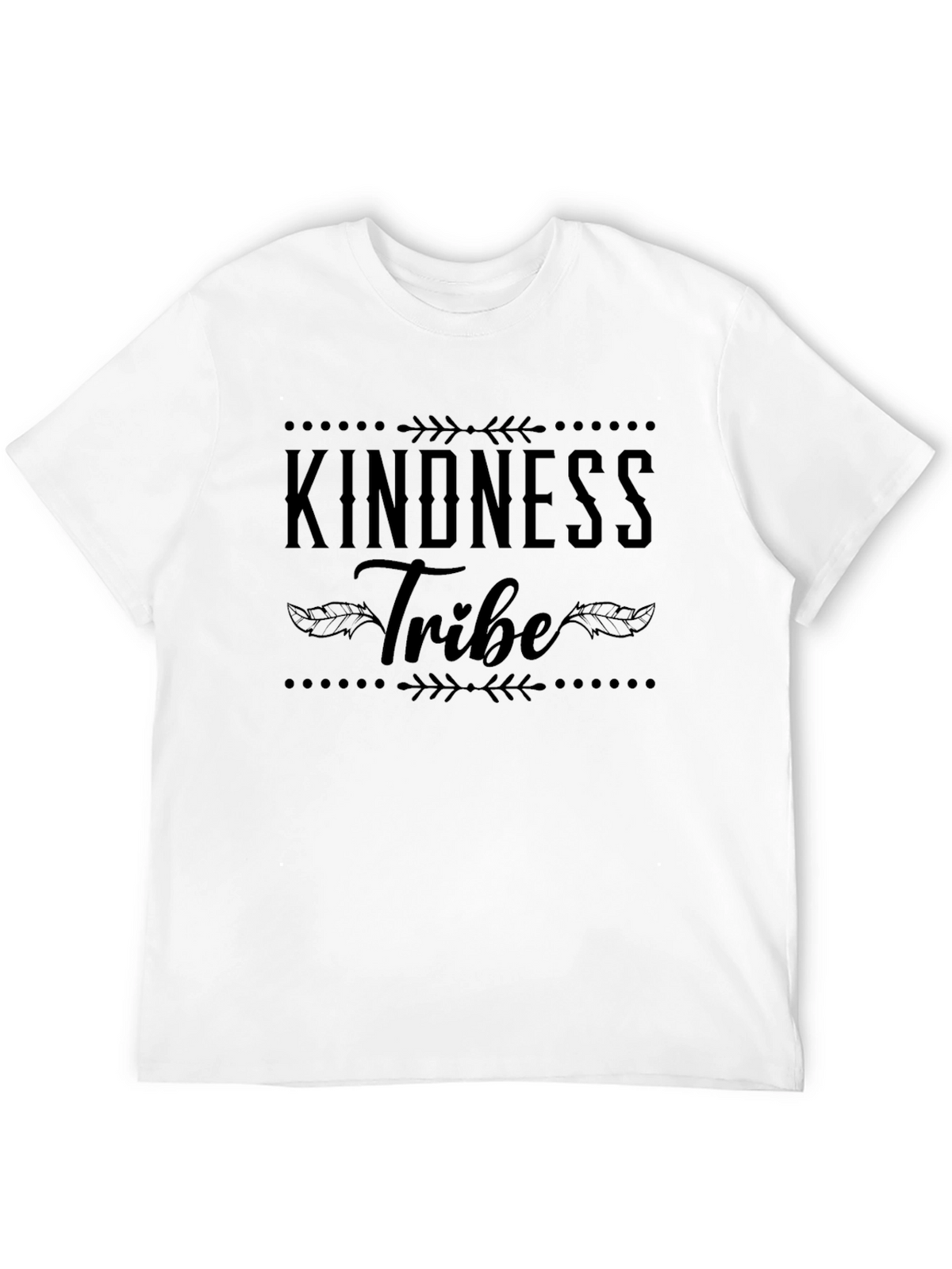 Kindness Tribe Black Graphic Tee
