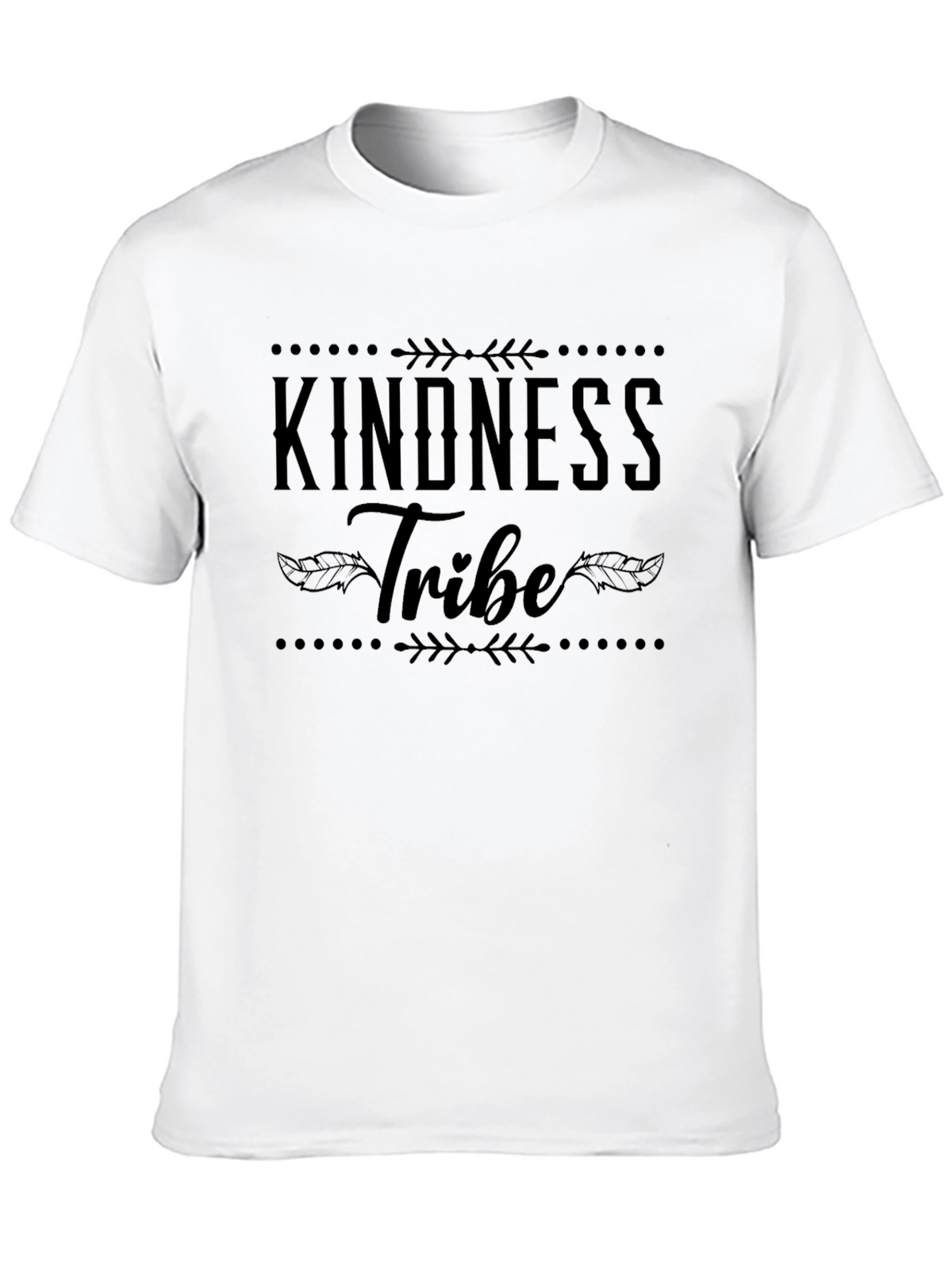 Kindness Tribe Black Graphic Tee