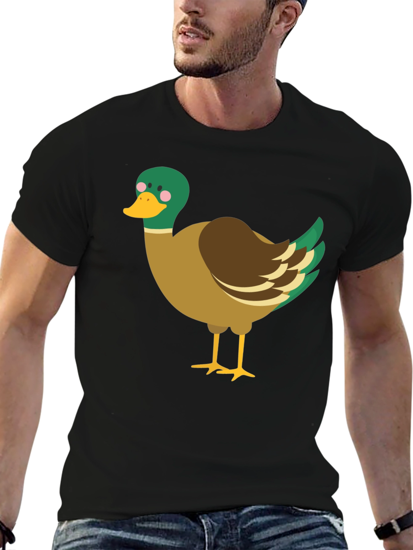 Duck Graphic T-Shirt - Mens Black Tee