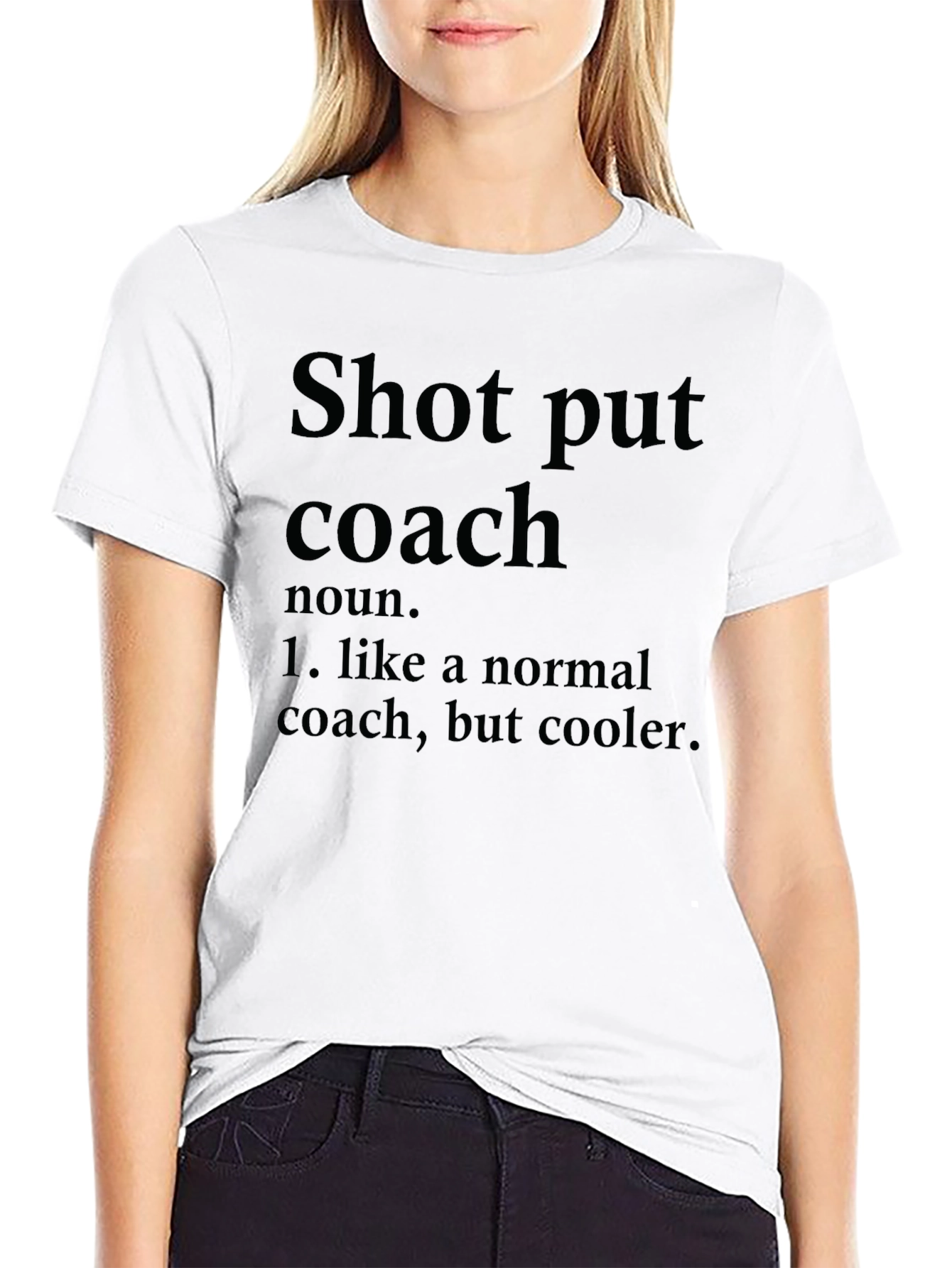 Shot Put Coach T-Shirt - Cool Definition Tee