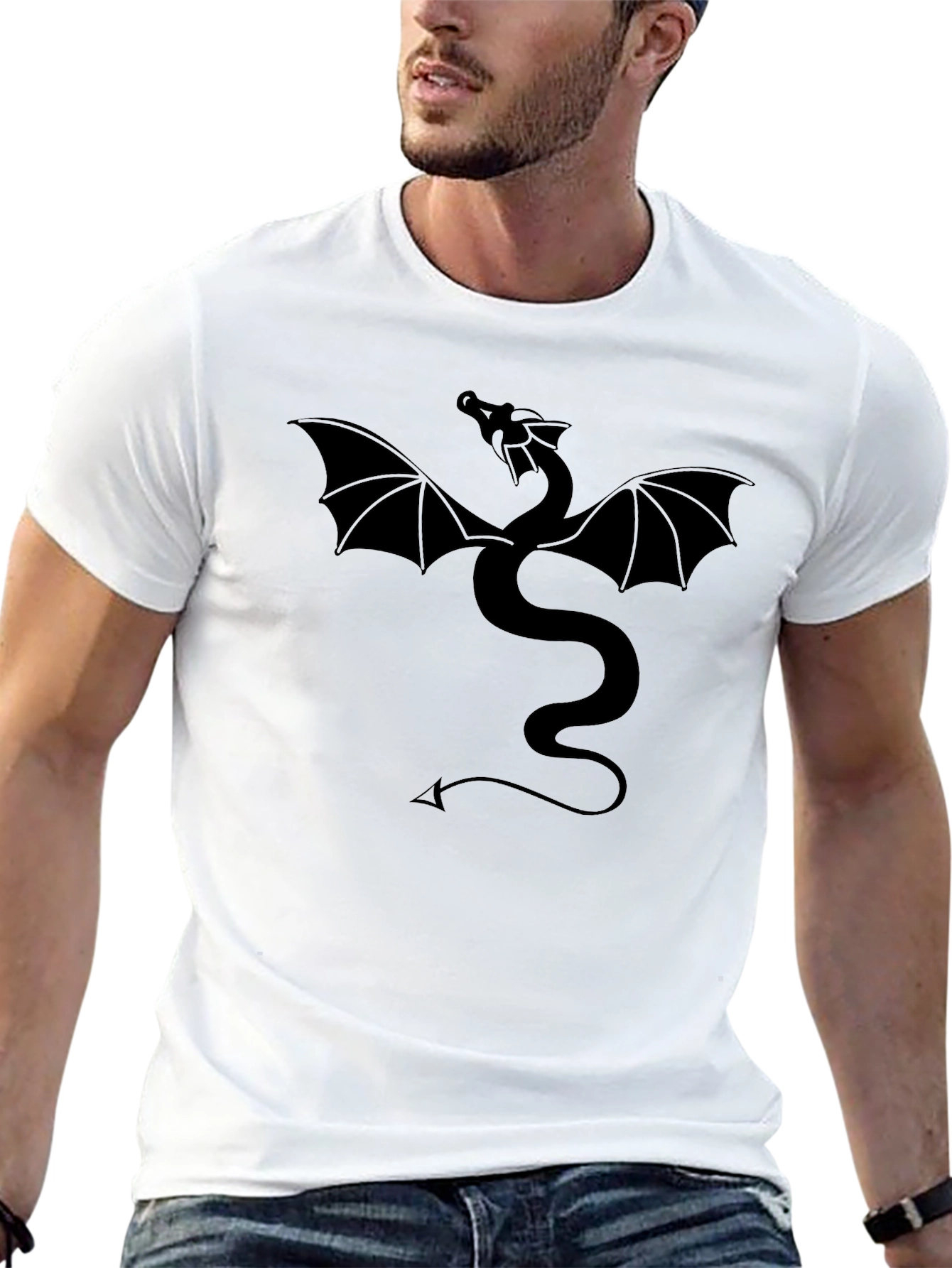 Dragon Graphic Tee - Classic Black T-Shirt