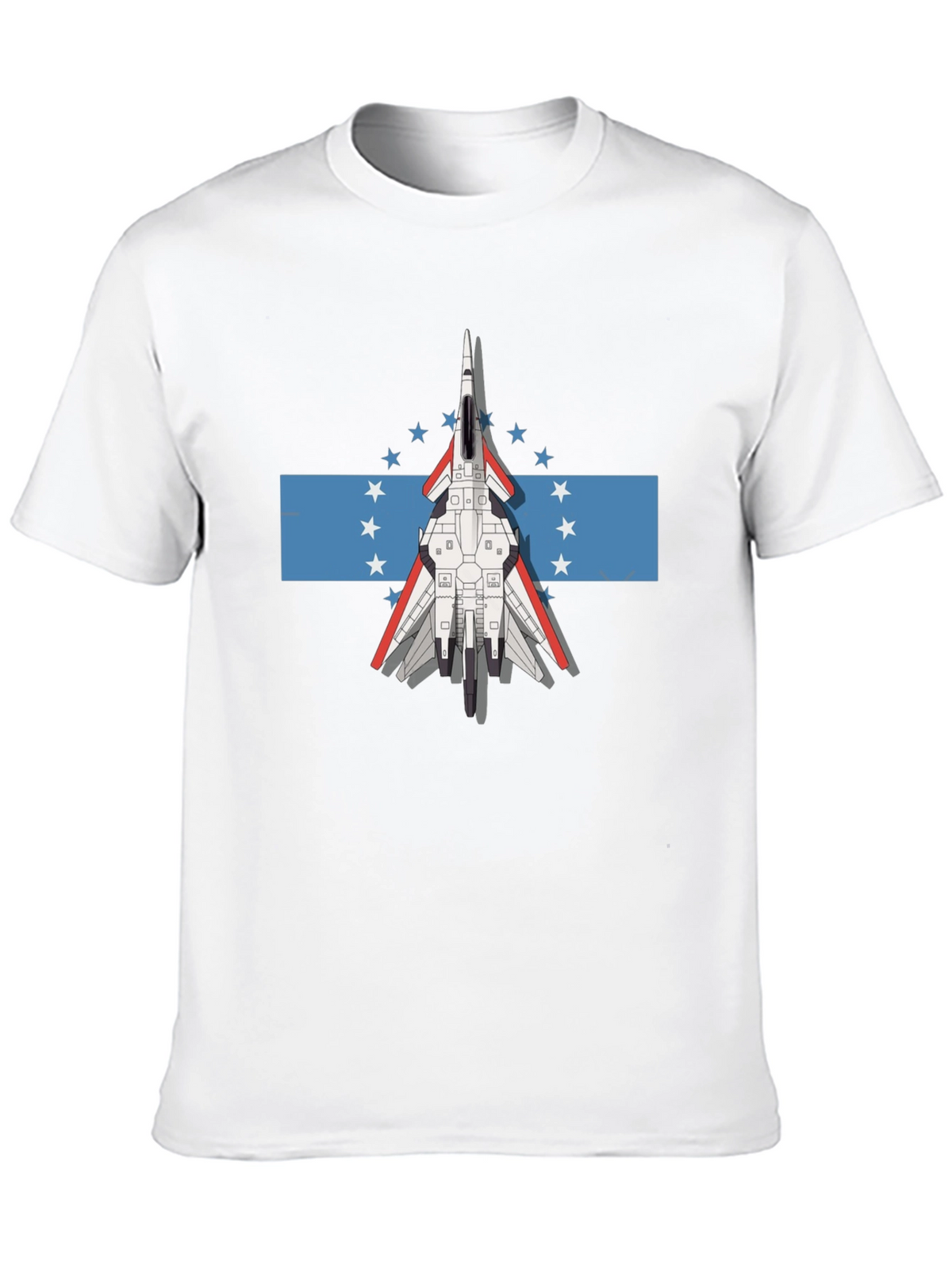 Jet Fighter Tee - Honduras Flag Inspired Graphic T-Shirt