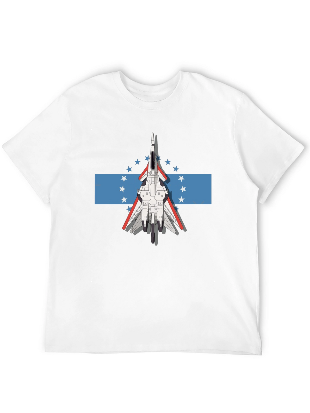 Jet Fighter Tee - Honduras Flag Inspired Graphic T-Shirt