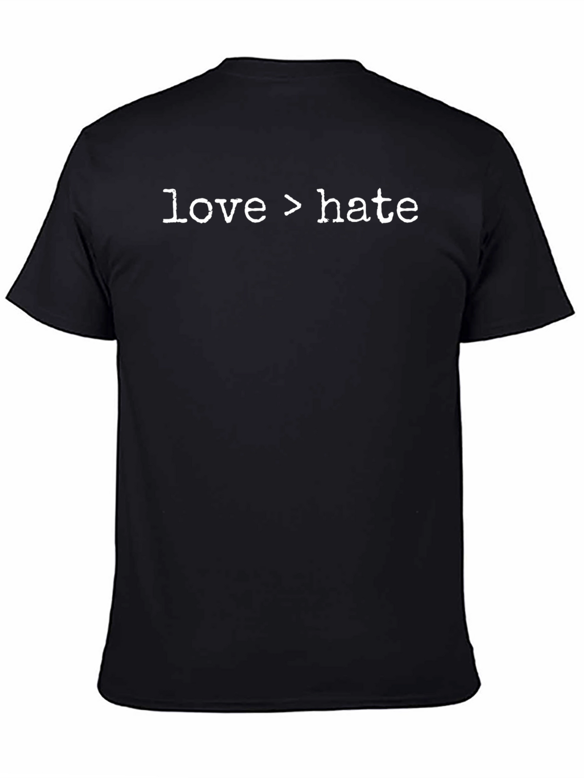 Love > Hate Graphic Tee - Black T-Shirt