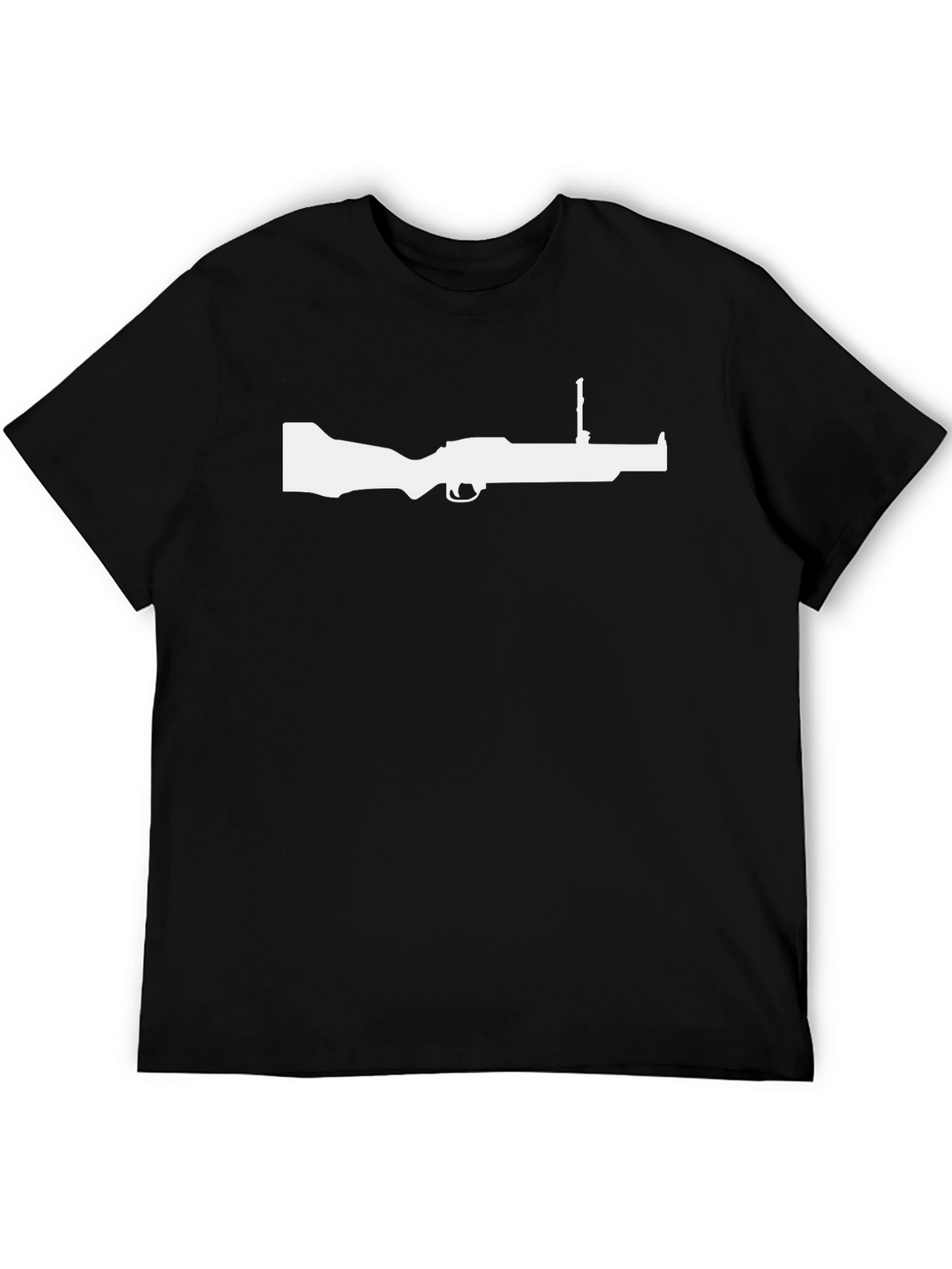 Gun Silhouette Black T-Shirt