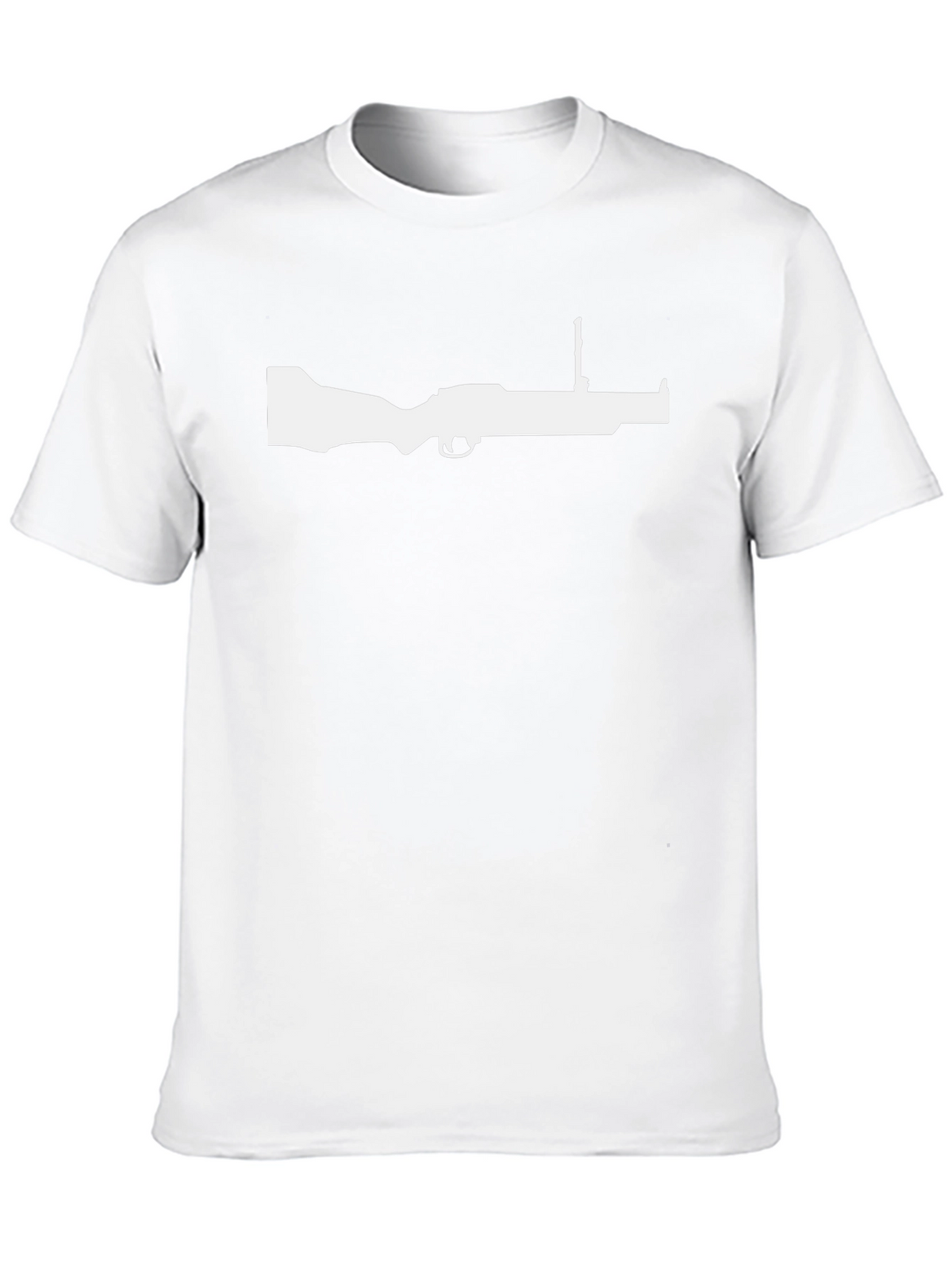 Gun Silhouette Black T-Shirt