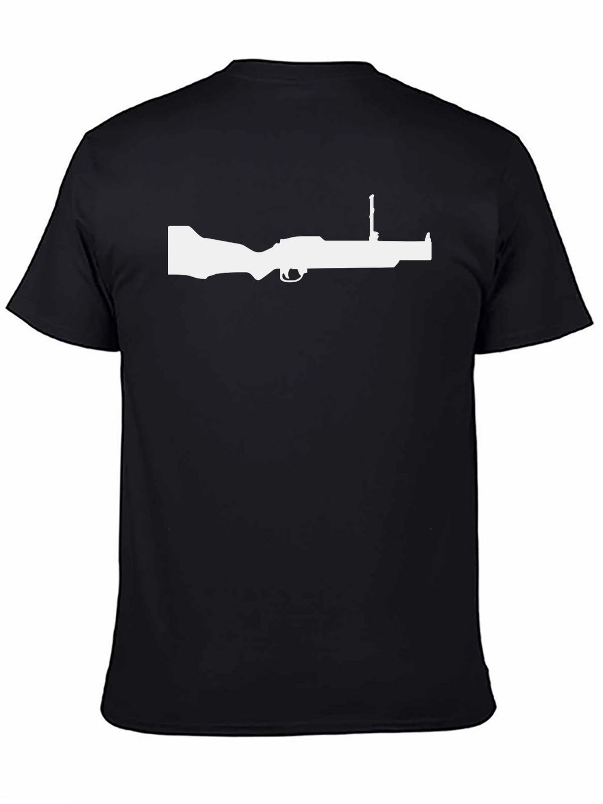 Gun Silhouette Black T-Shirt
