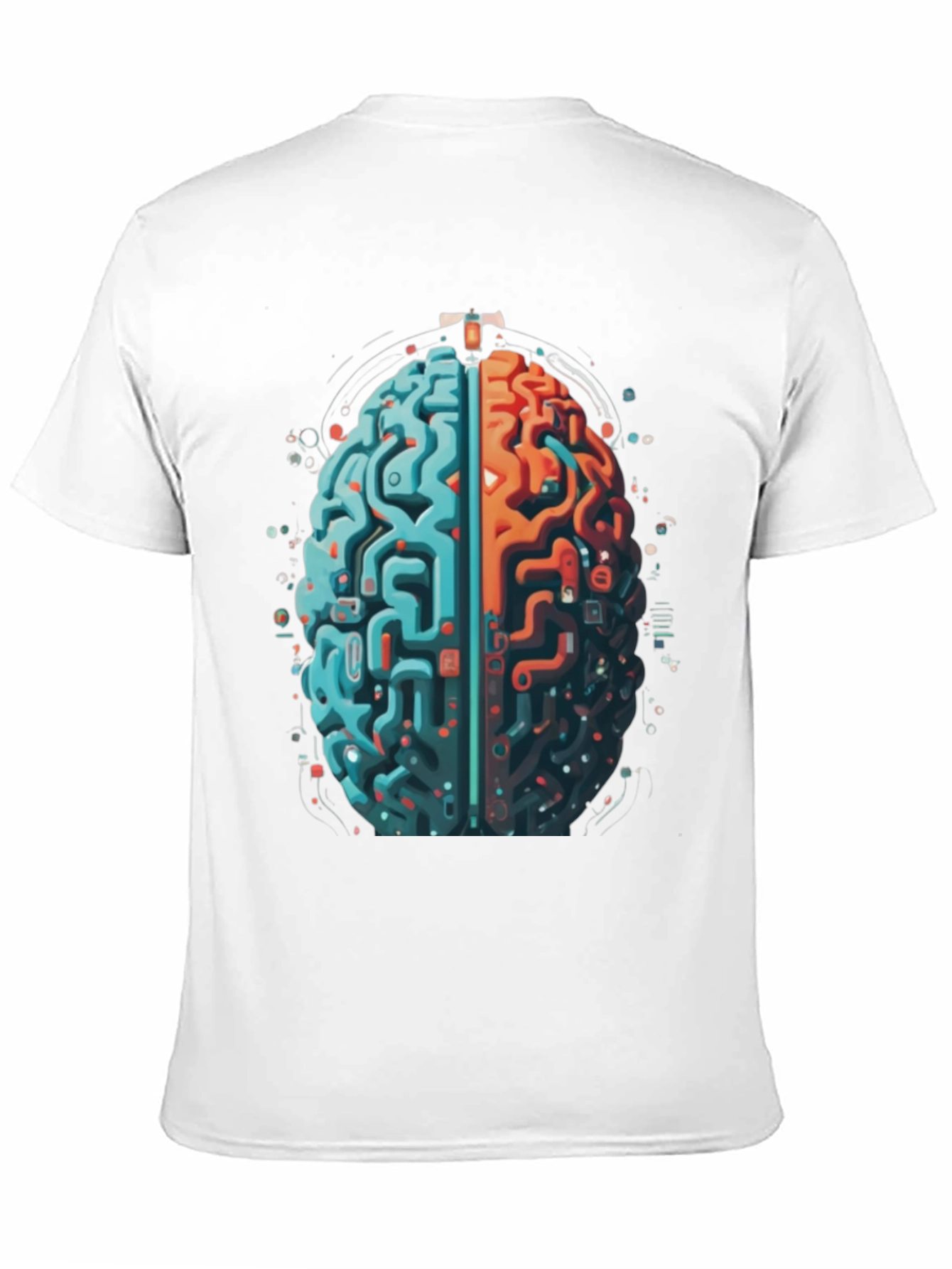 Brain Circuit Graphic Tee - Black