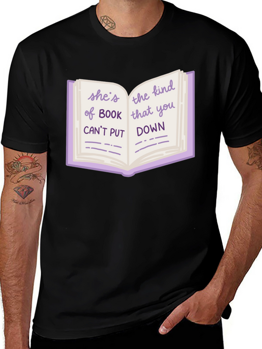 Book Lover Graphic Tee - Shes The Kind of Book