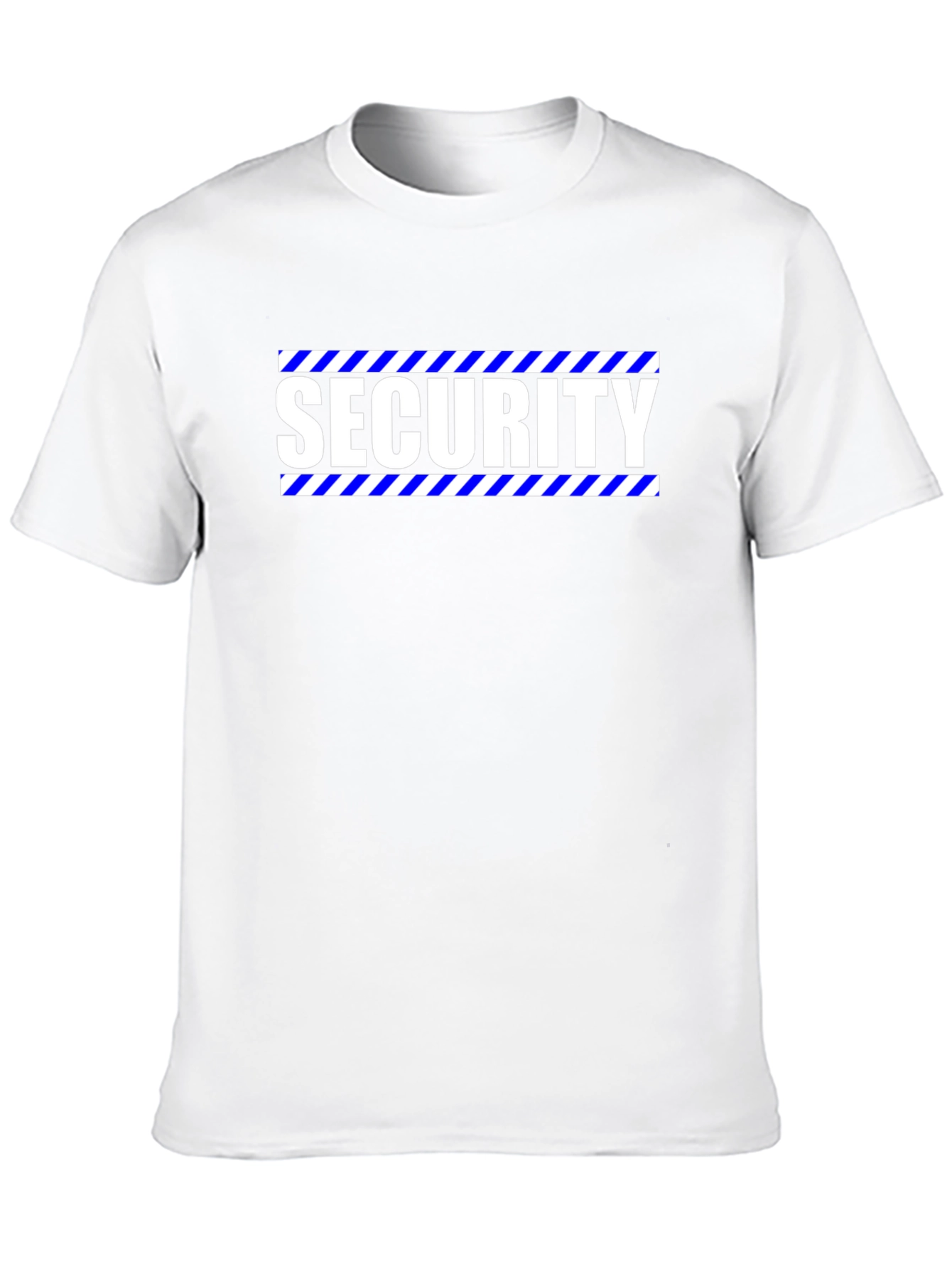 Security Graphic Tee - Black Crew Neck