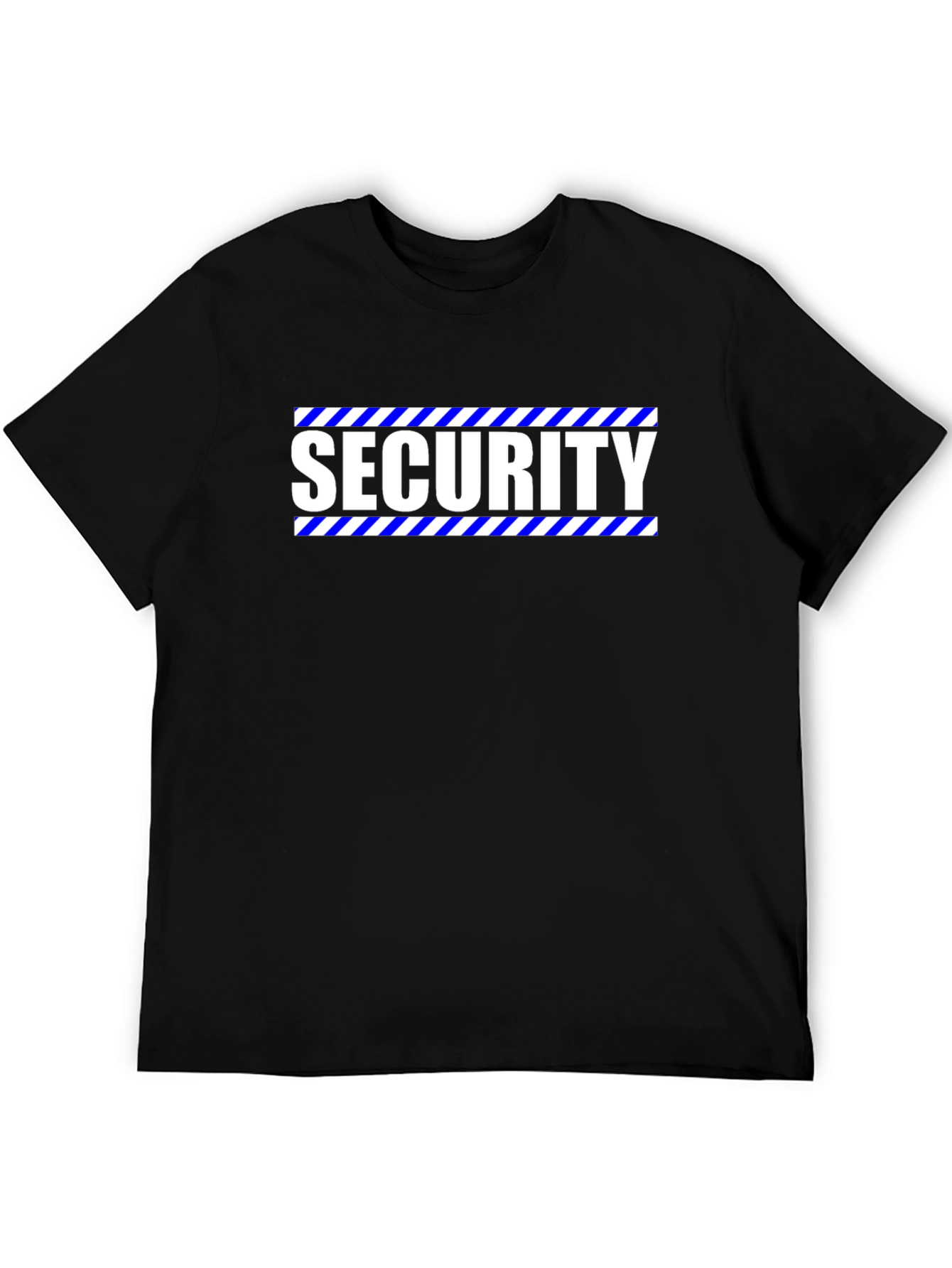 Security Graphic Tee - Black Crew Neck