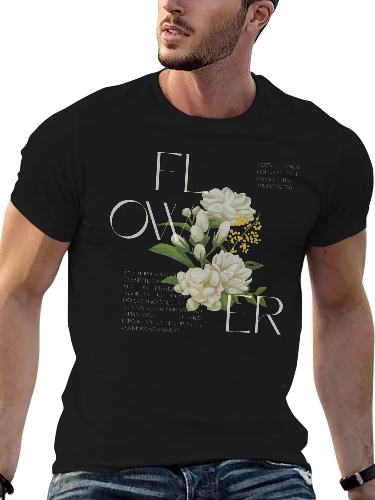 Floral Graphic Print T-Shirt