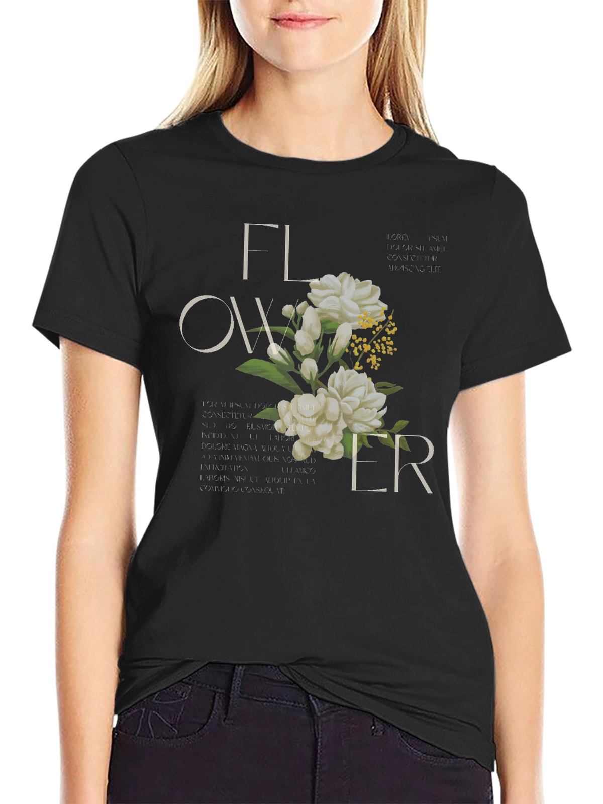 Floral Graphic Print T-Shirt