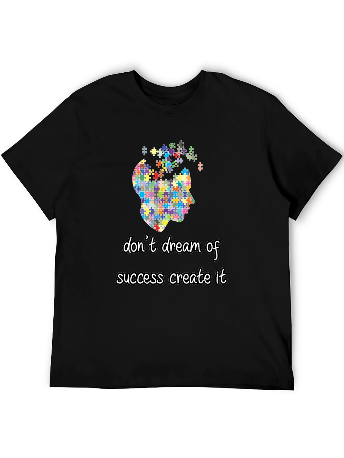 Autism Awareness Puzzle Piece Graphic T-Shirt