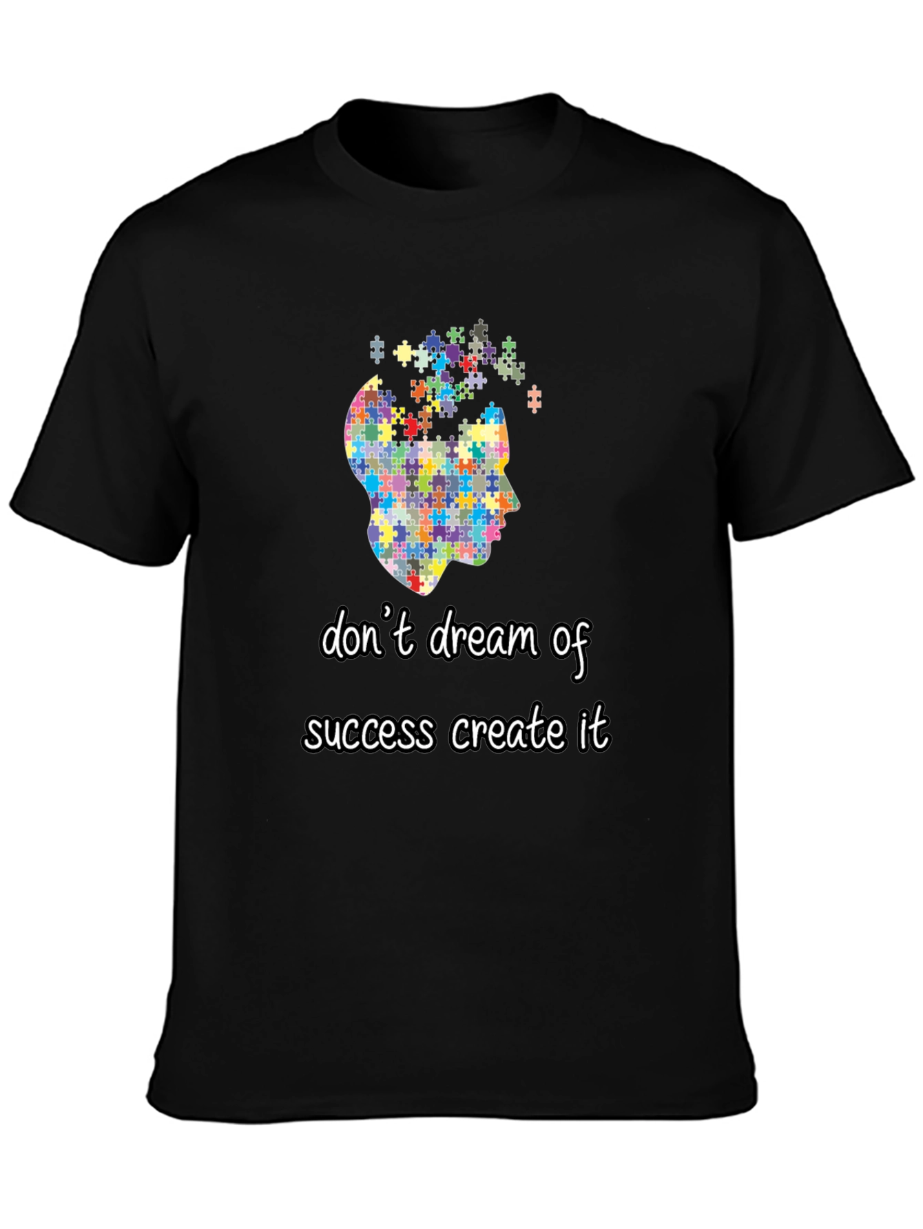 Autism Awareness Puzzle Piece Graphic T-Shirt
