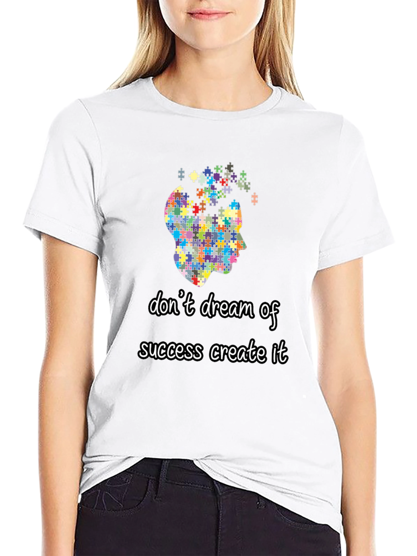Autism Awareness Puzzle Piece Graphic T-Shirt