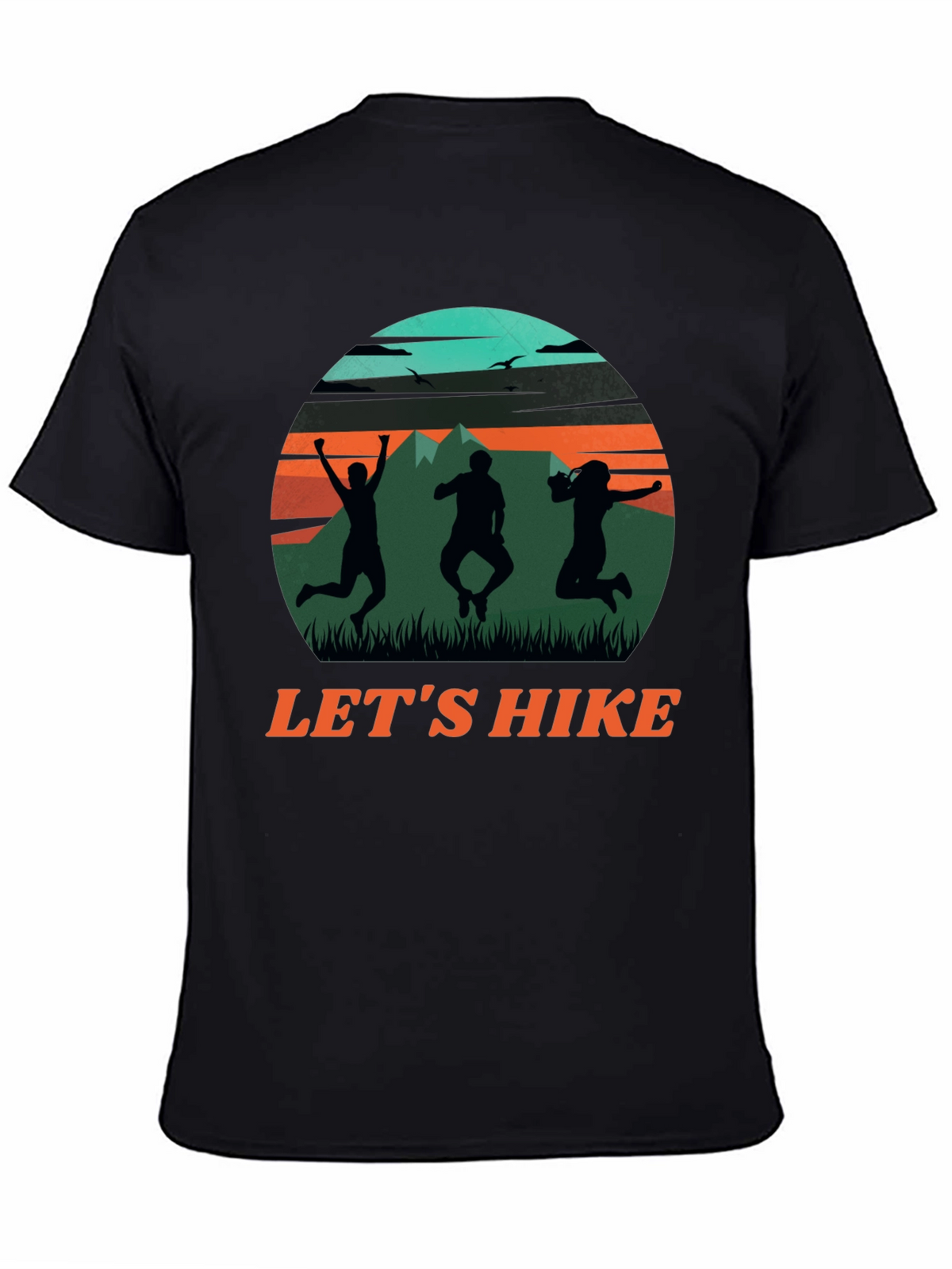Lets Hike Graphic Tee - Adventure T-Shirt