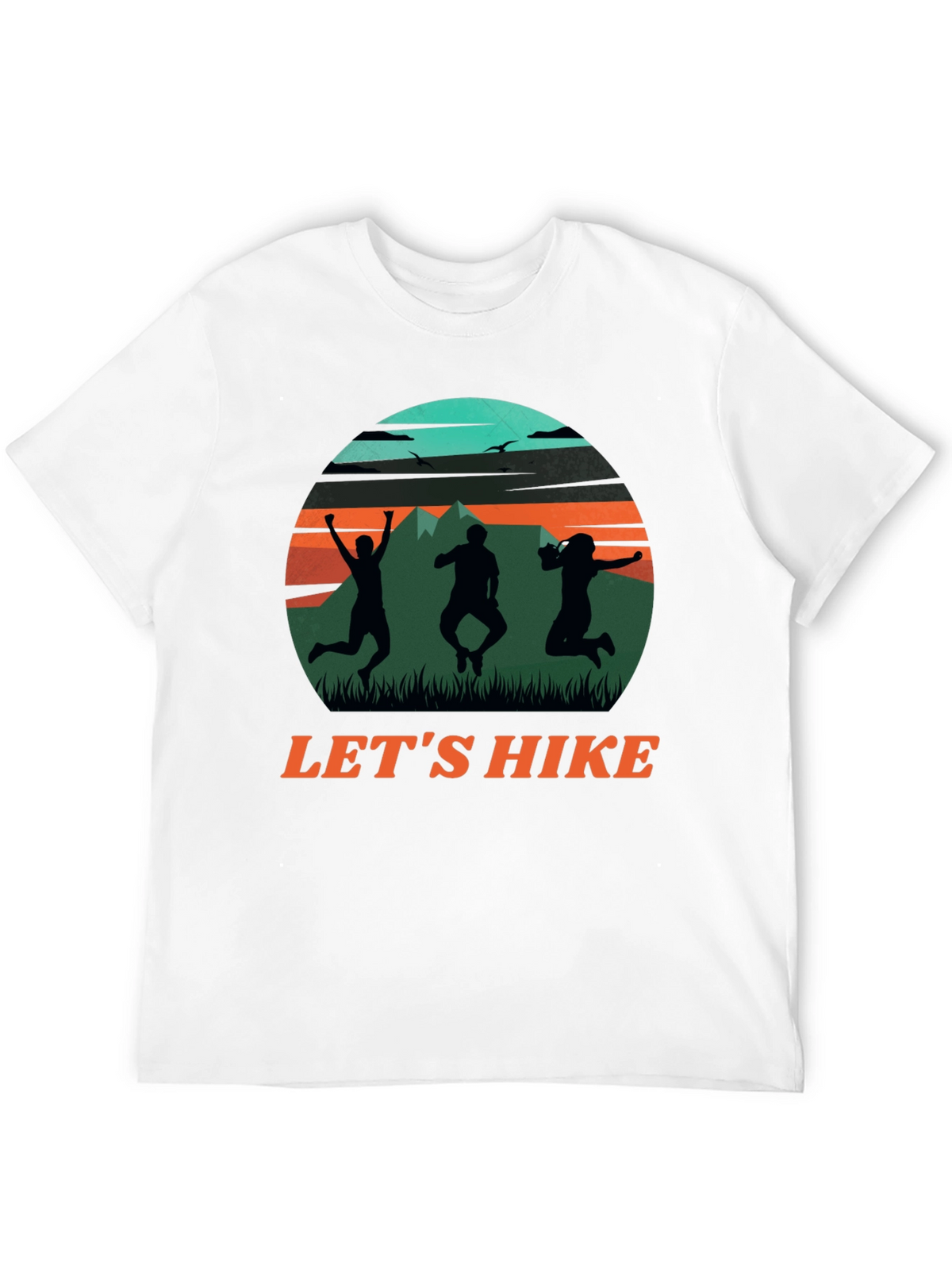 Lets Hike Graphic Tee - Adventure T-Shirt