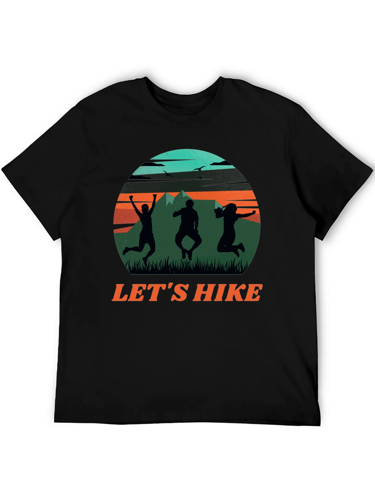 Lets Hike Graphic Tee - Adventure T-Shirt