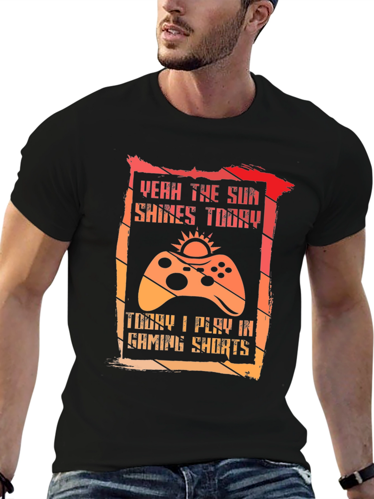 Gaming Shorts T-Shirt Gamer Apparel