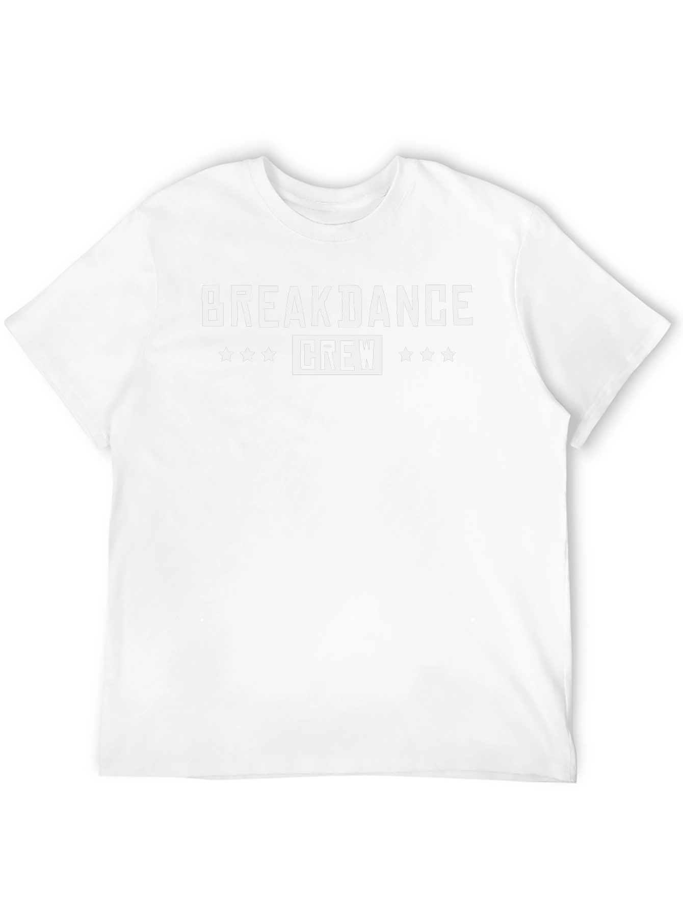 Breakdance Crew Graphic Tee - Black Cotton T-Shirt