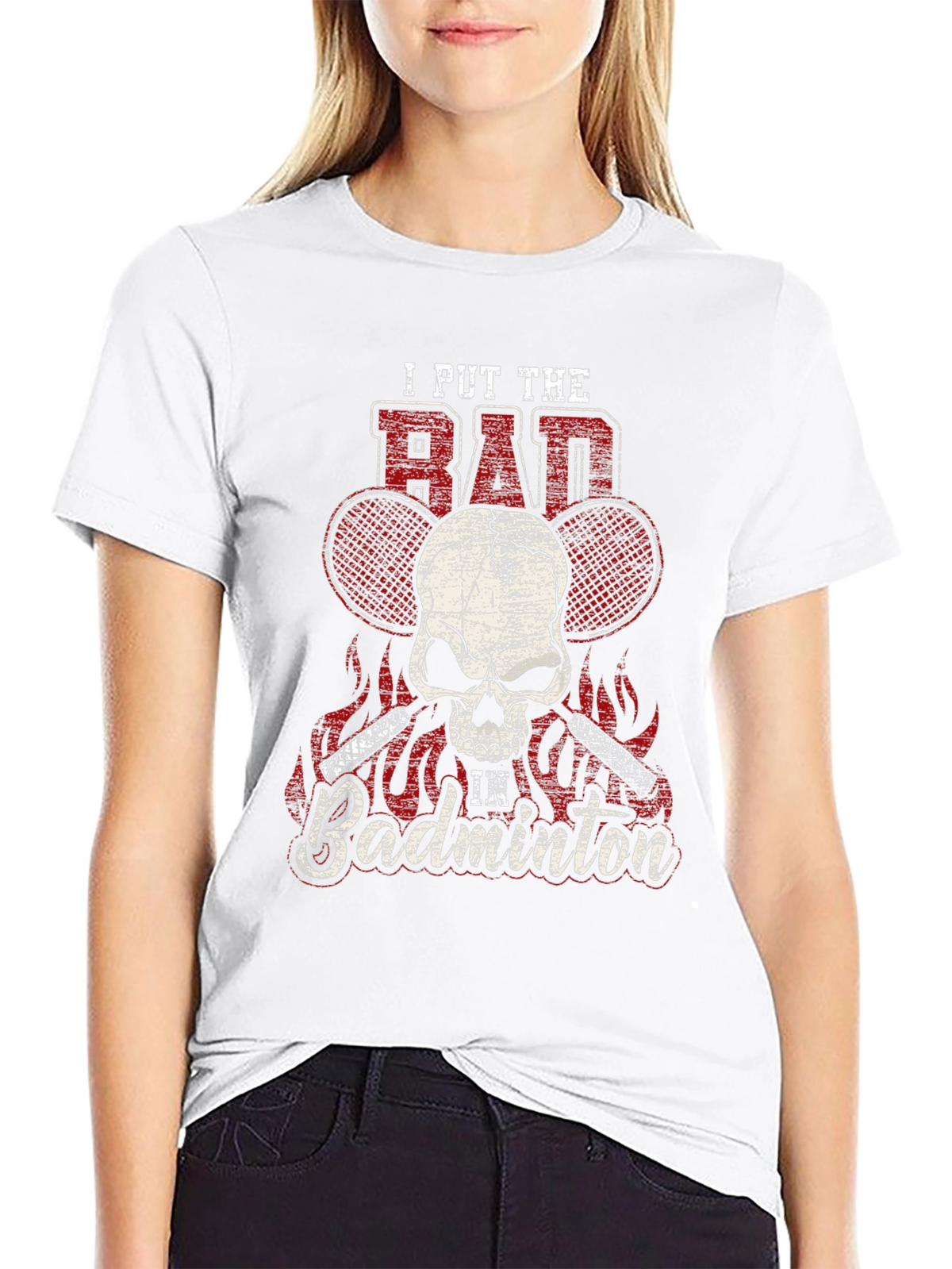 I Put The Bad In Badminton T-Shirt
