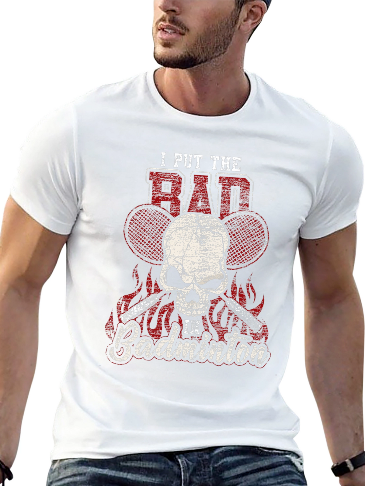 I Put The Bad In Badminton T-Shirt