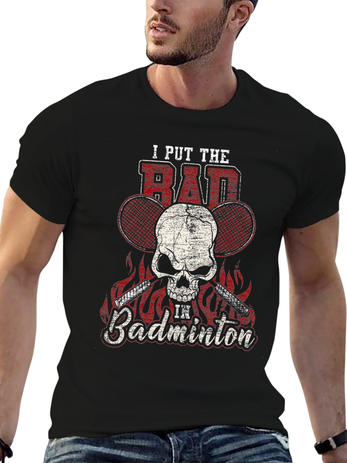 I Put The Bad In Badminton T-Shirt