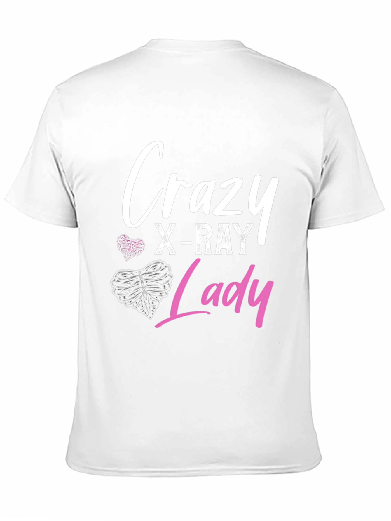 Crazy X-Ray Lady Graphic T-Shirt