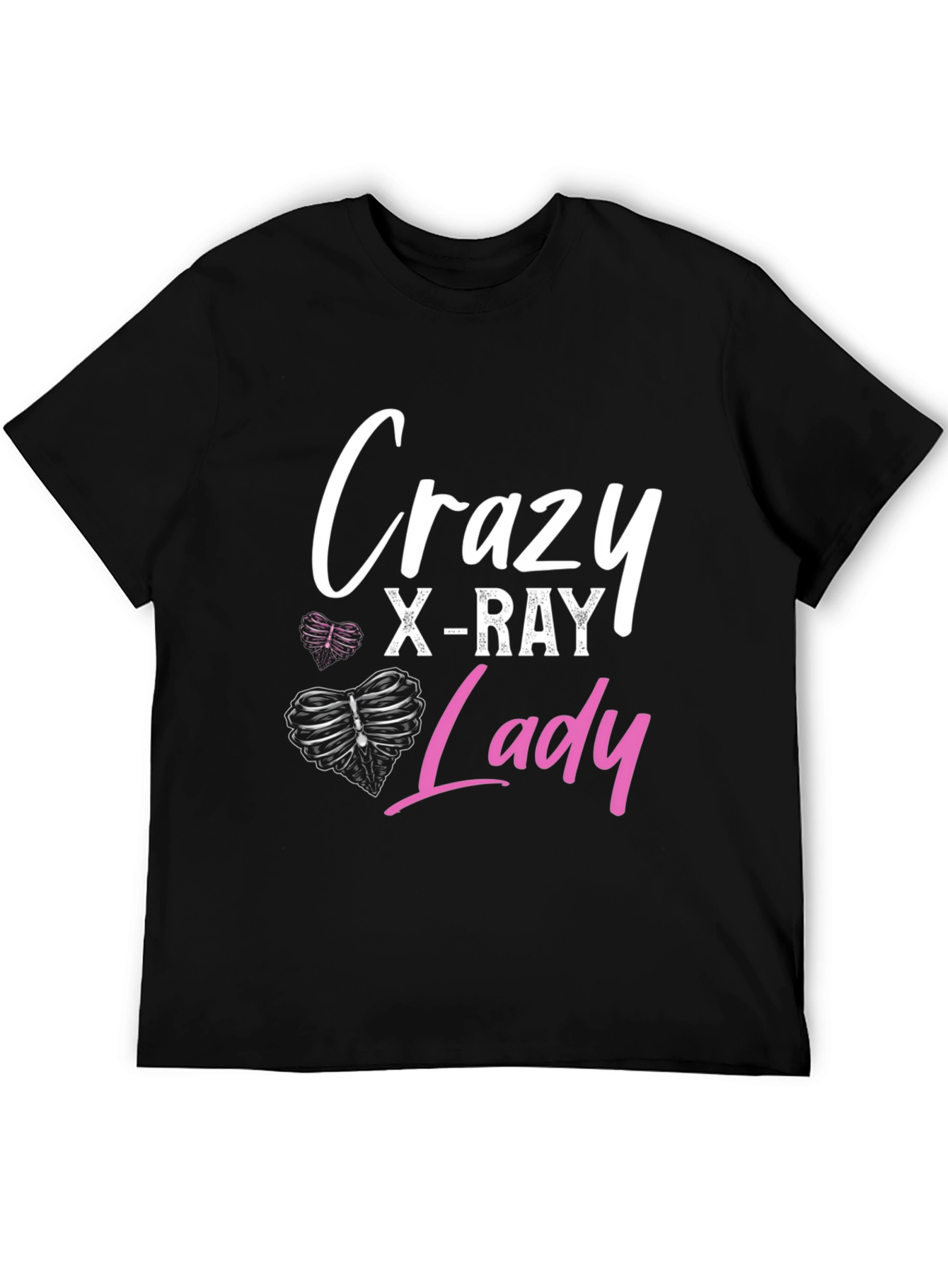 Crazy X-Ray Lady Graphic T-Shirt