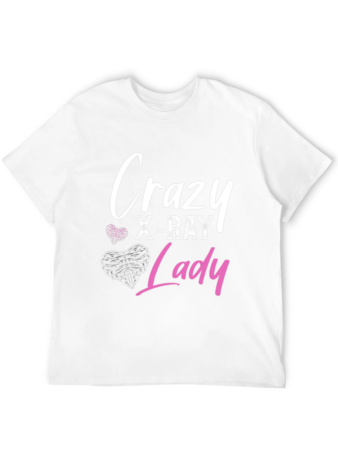 Crazy X-Ray Lady Graphic T-Shirt