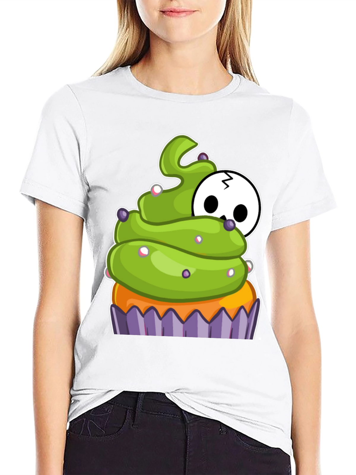 Halloween Cupcake T-Shirt - Spooky Treat