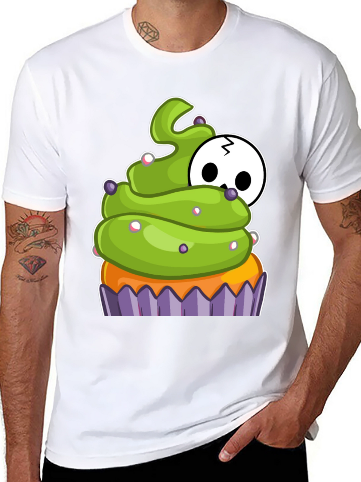 Halloween Cupcake T-Shirt - Spooky Treat