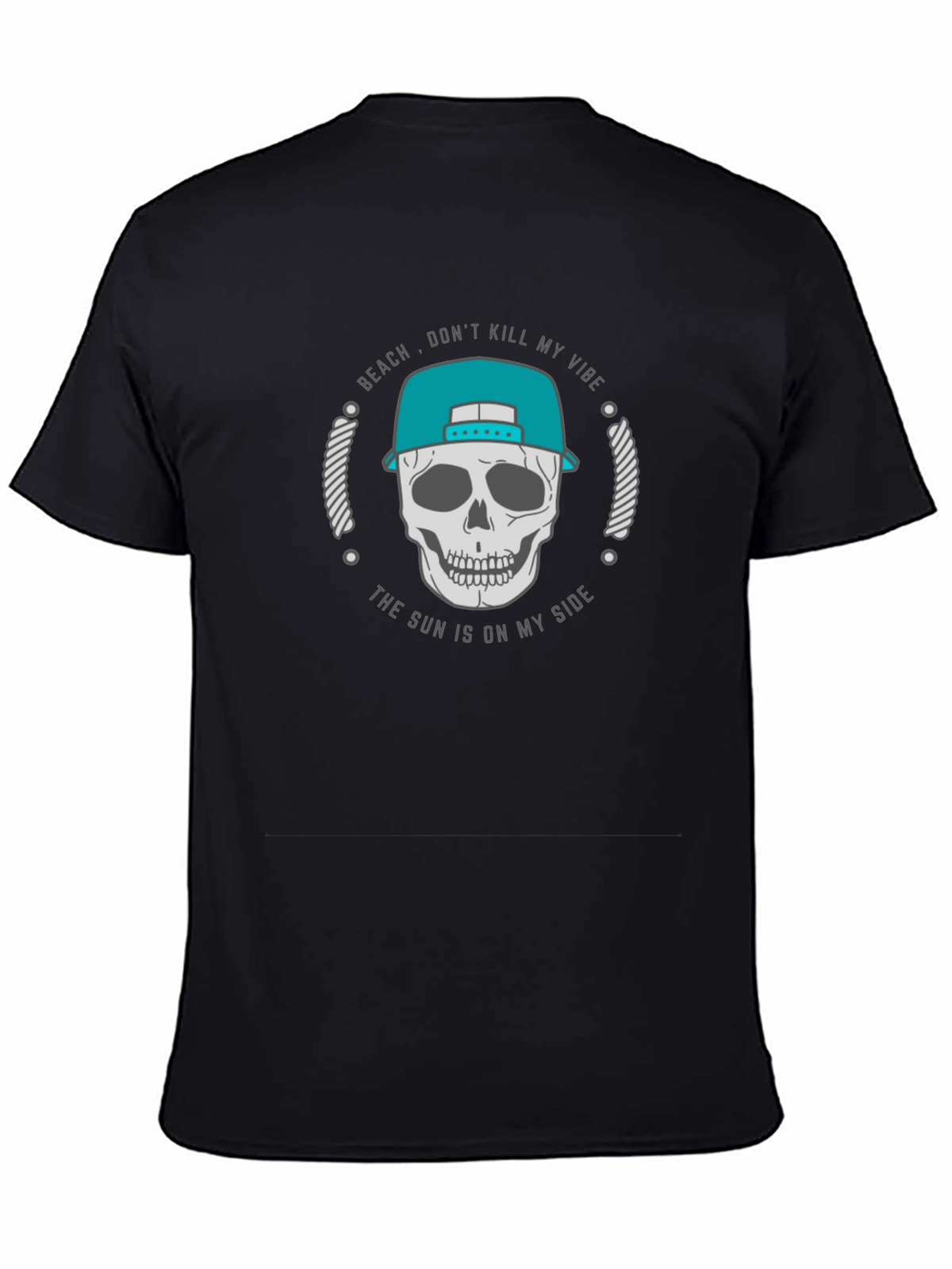 Beach Vibe Skull T-Shirt