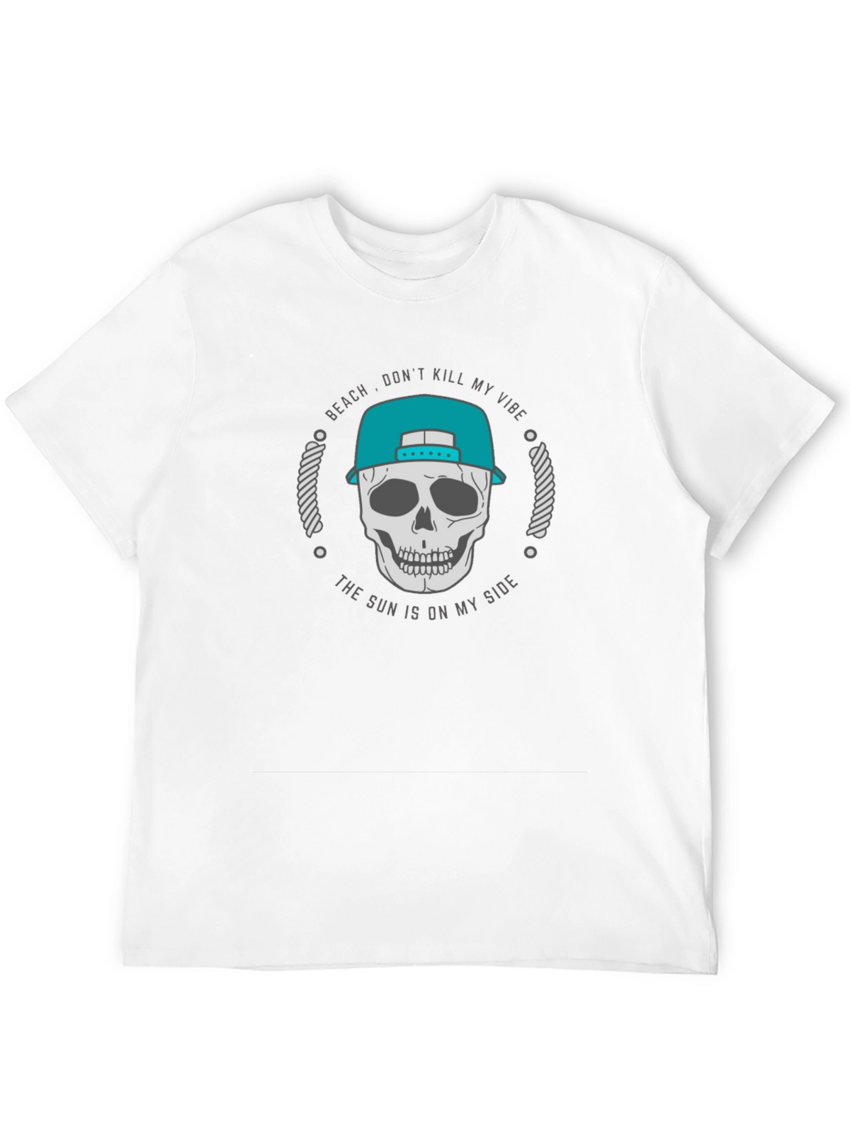 Beach Vibe Skull T-Shirt