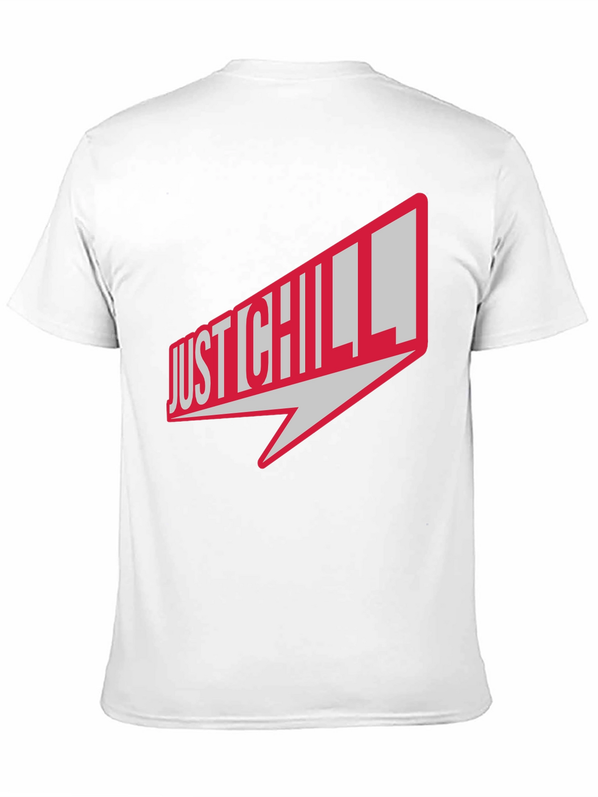 Just Chill Graphic Tee - Black Casual T-Shirt
