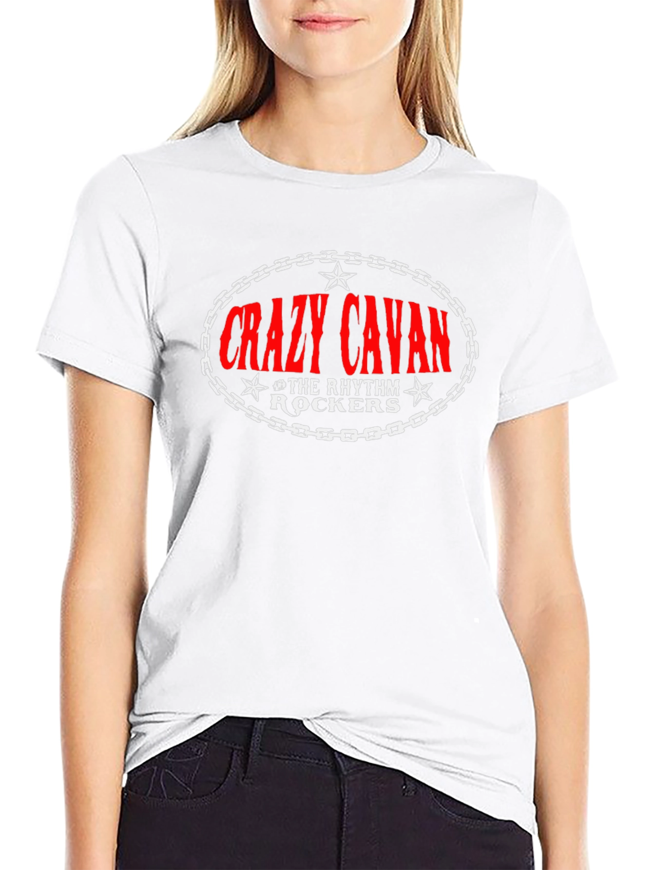 Crazy Cavan Rockers Black T-Shirt