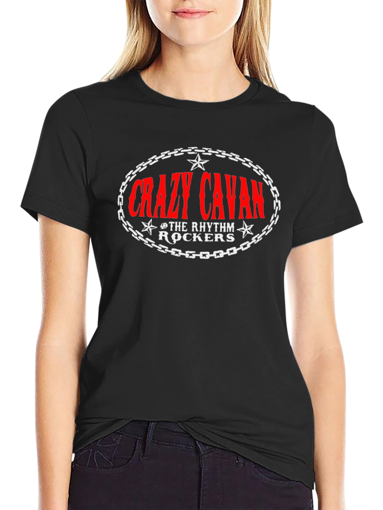 Crazy Cavan Rockers Black T-Shirt
