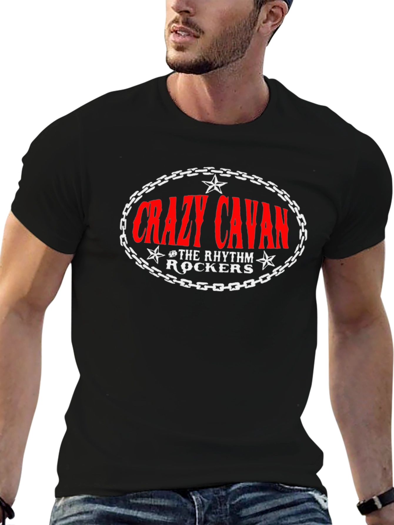 Crazy Cavan Rockers Black T-Shirt