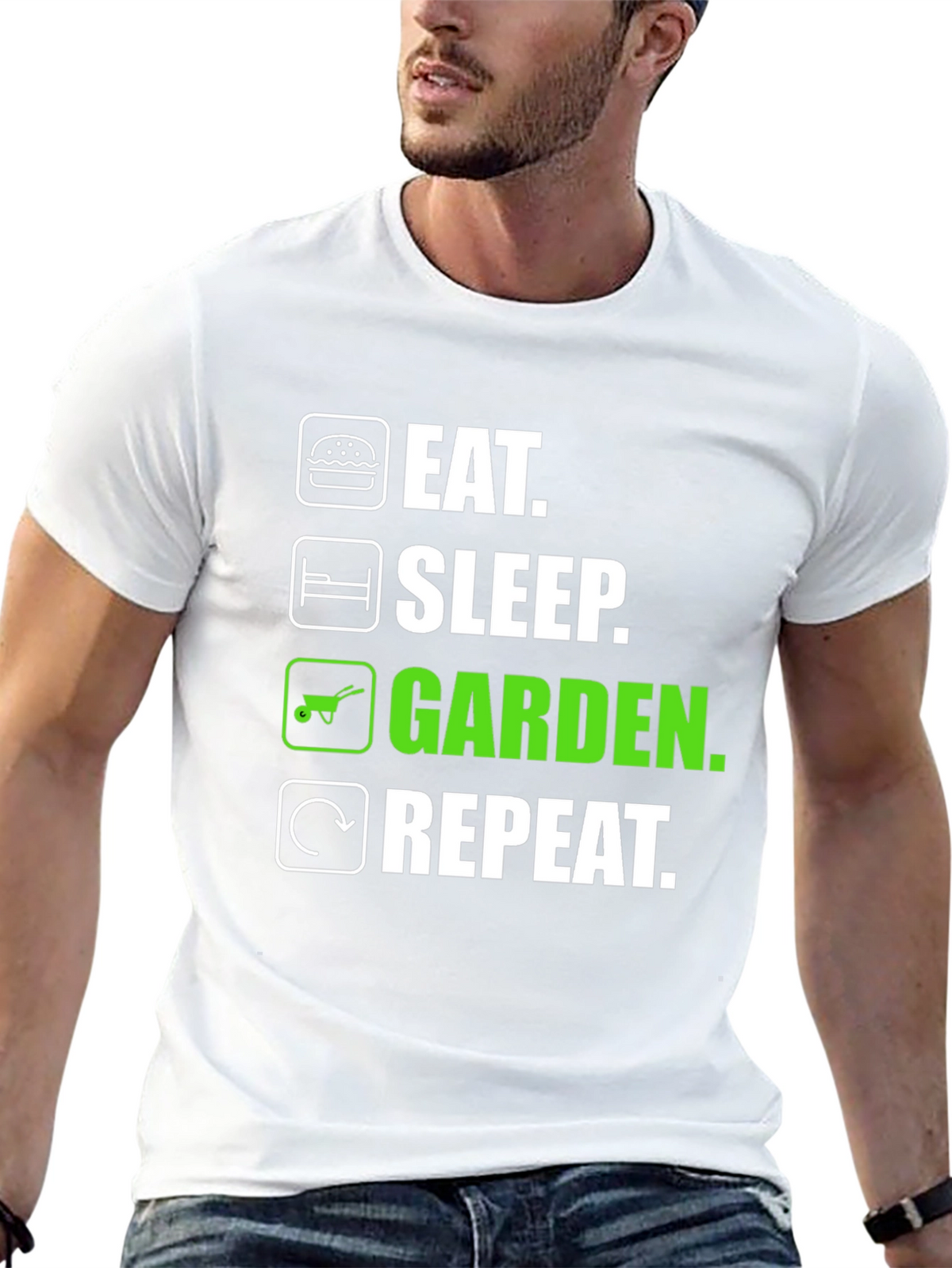Eat Sleep Garden Repeat T-Shirt