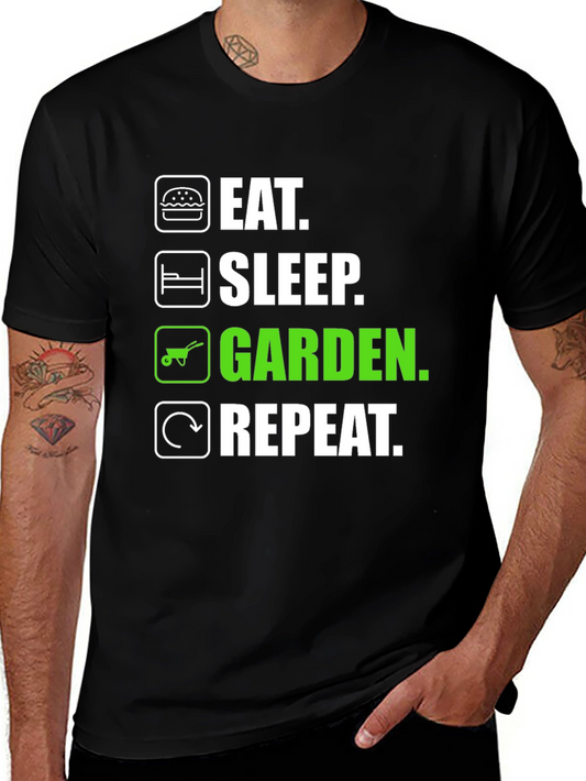 Eat Sleep Garden Repeat T-Shirt