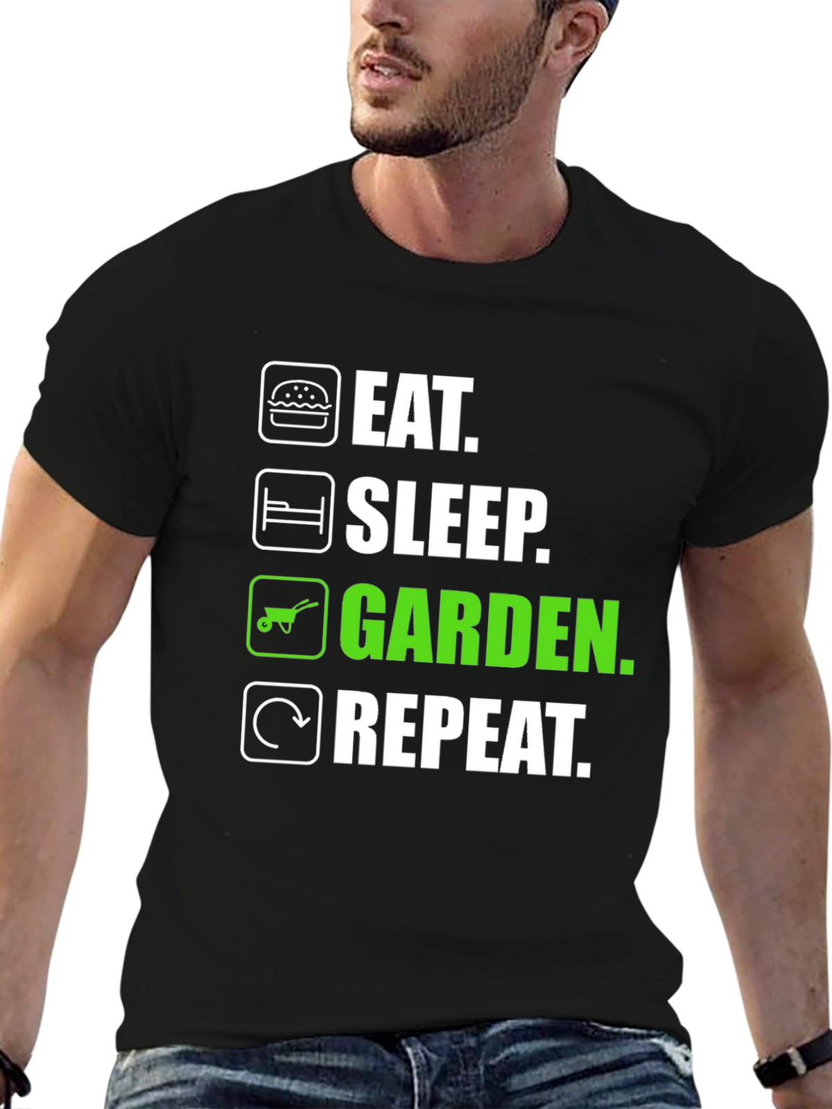 Eat Sleep Garden Repeat T-Shirt