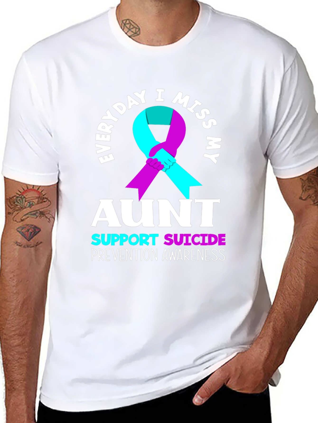 Everyday I Miss My Aunt Suicide Prevention Awareness T-Shirt