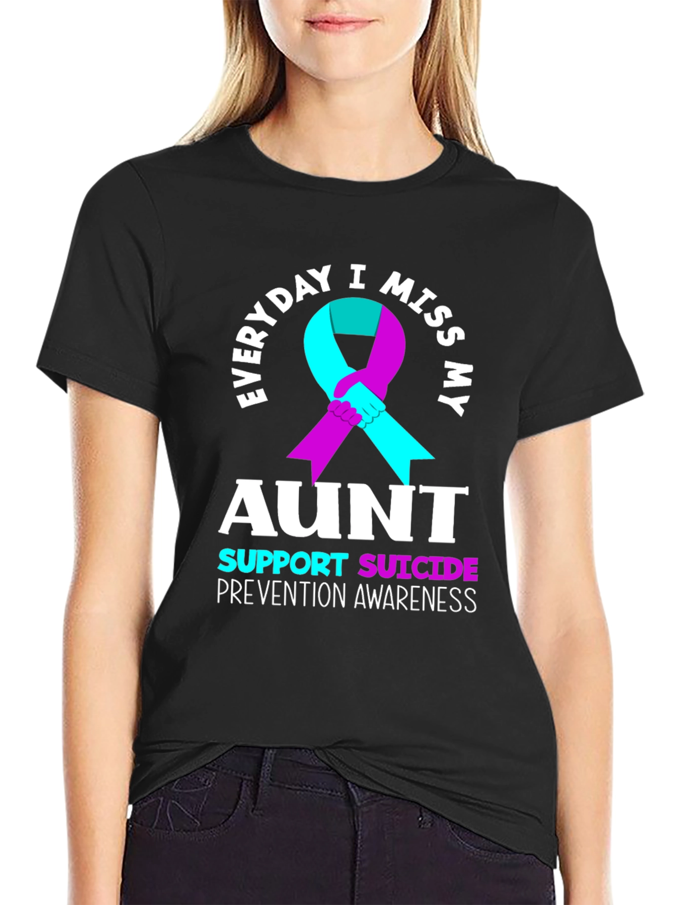 Everyday I Miss My Aunt Suicide Prevention Awareness T-Shirt