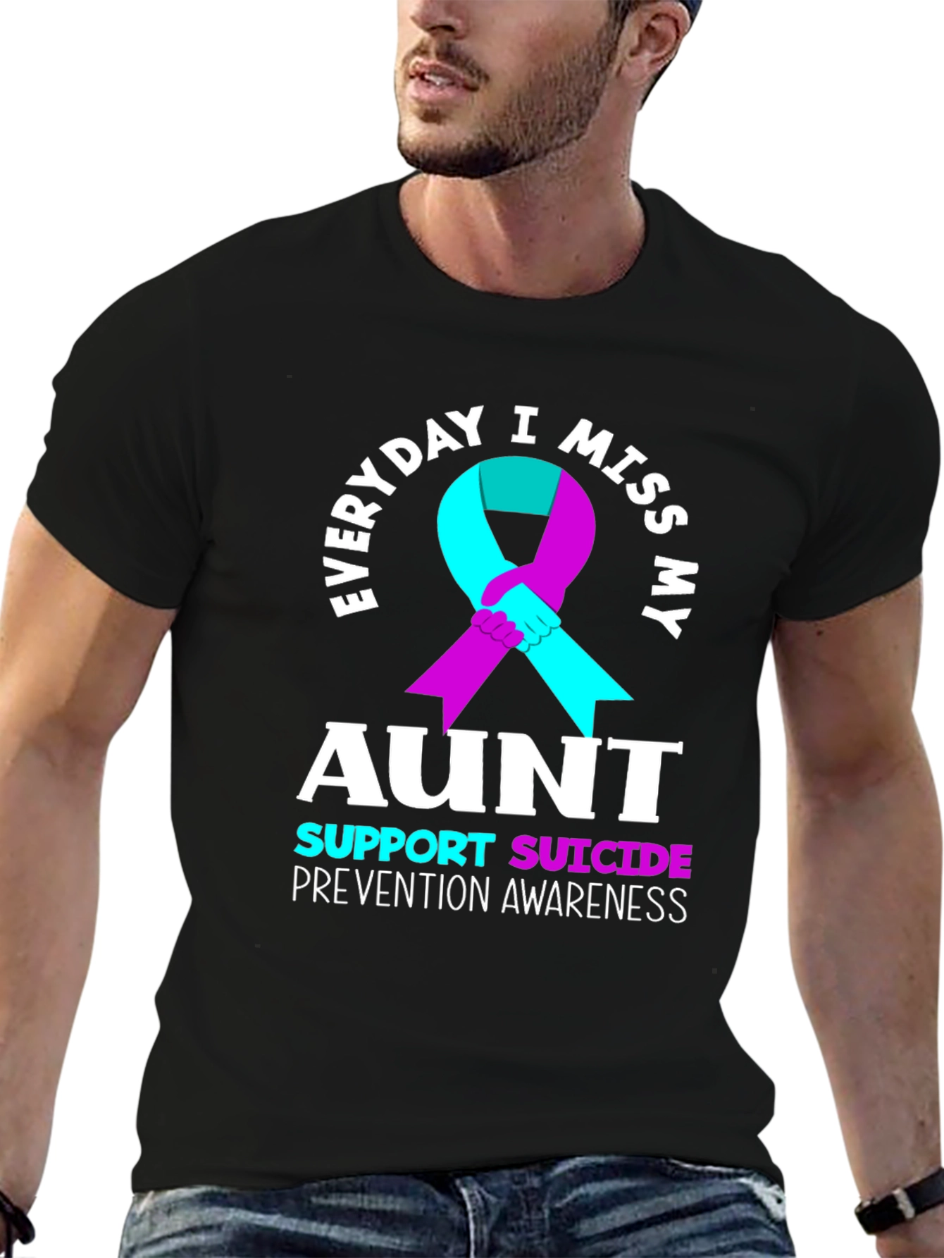 Everyday I Miss My Aunt Suicide Prevention Awareness T-Shirt