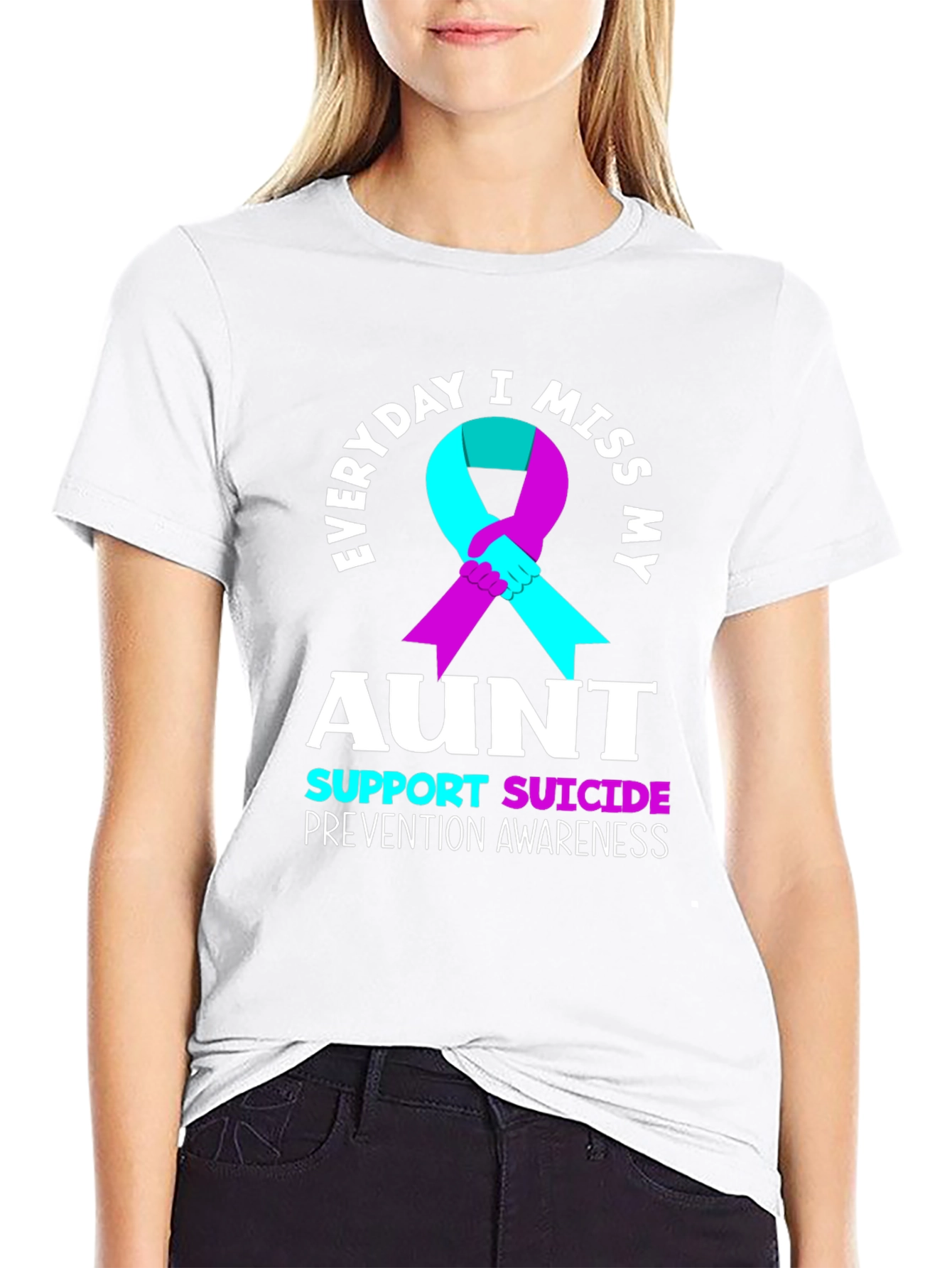 Everyday I Miss My Aunt Suicide Prevention Awareness T-Shirt