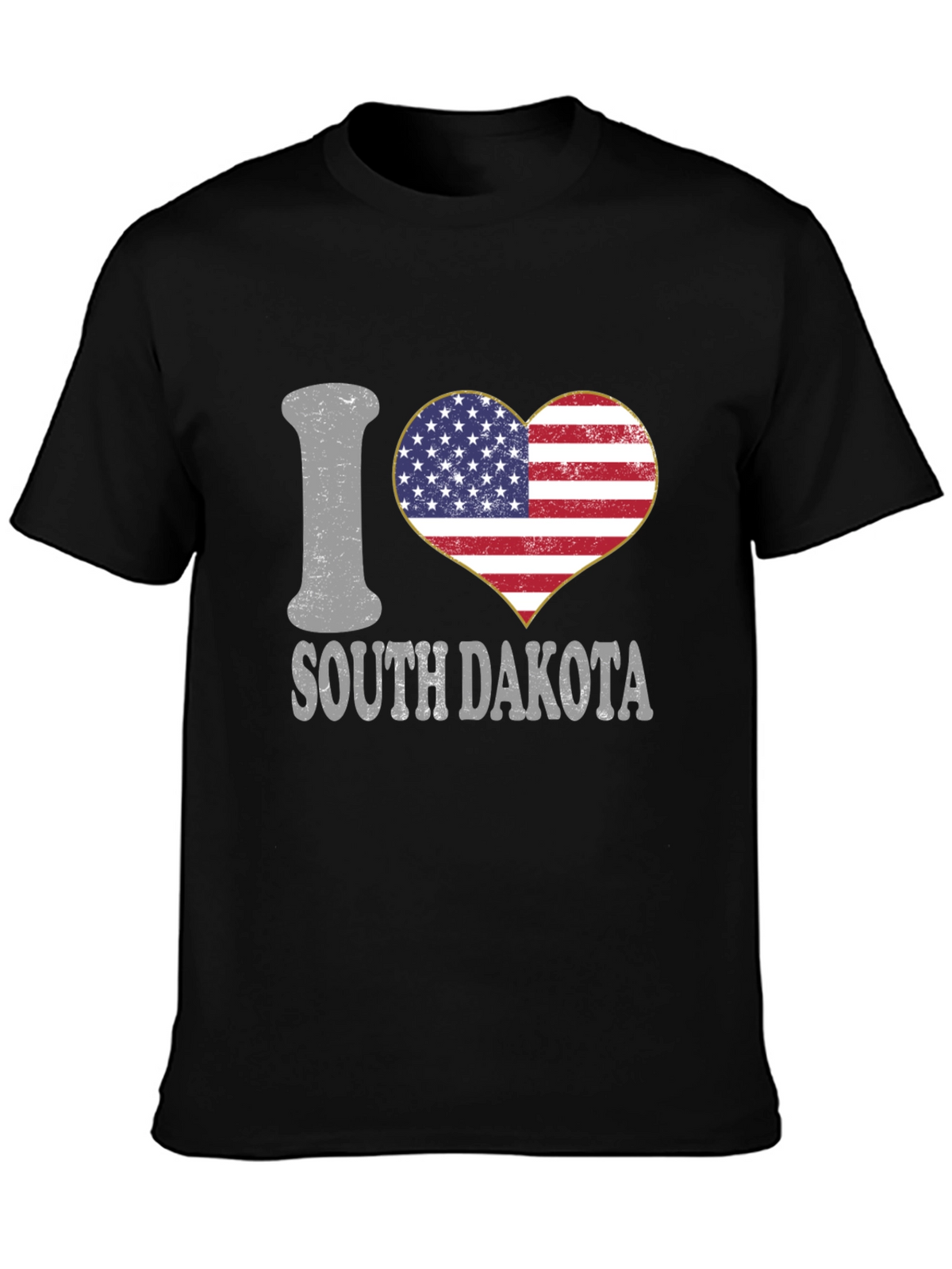 I Love South Dakota Patriotic T-Shirt